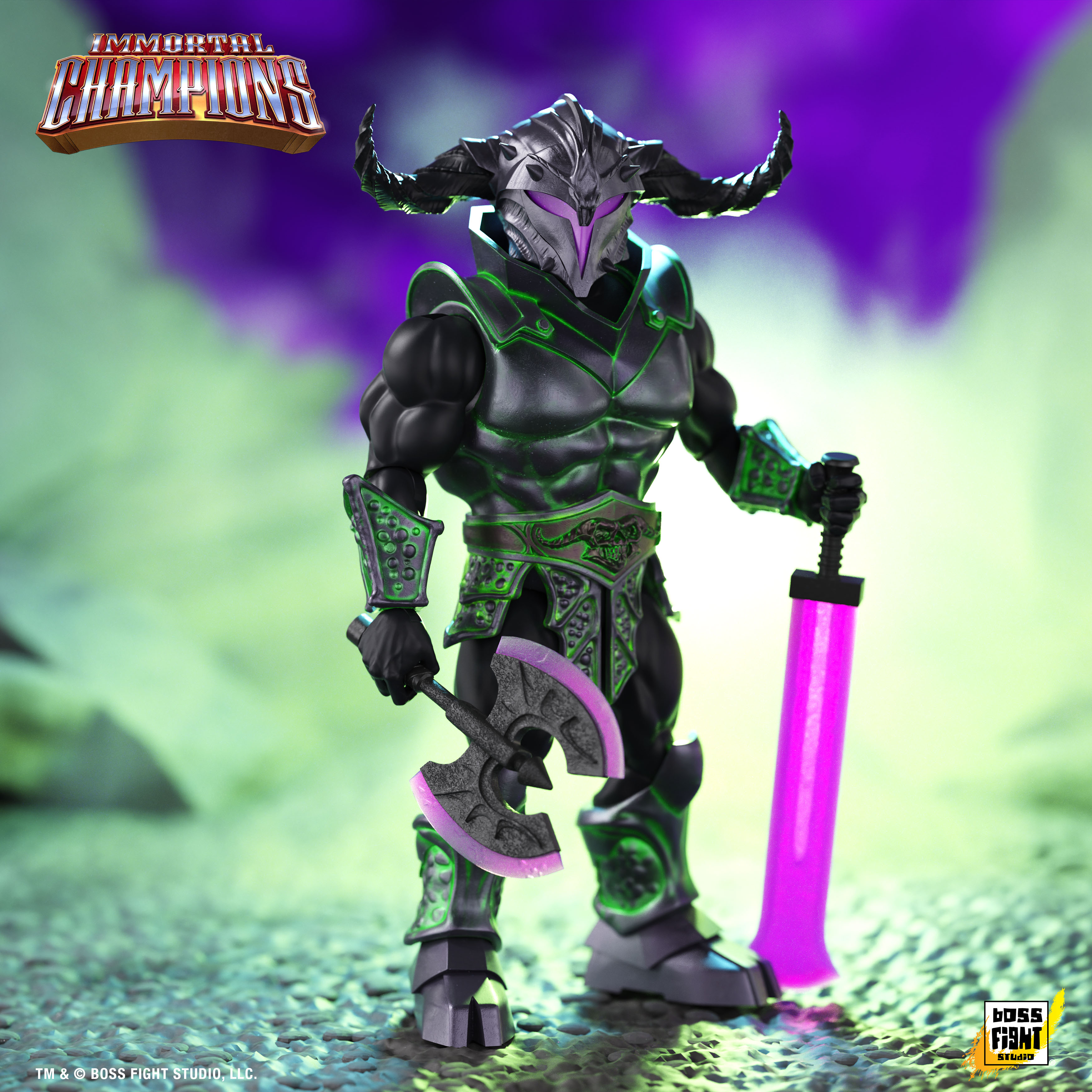 Immortal Champions Chthonic Knight Action Figure Gallery Image 4