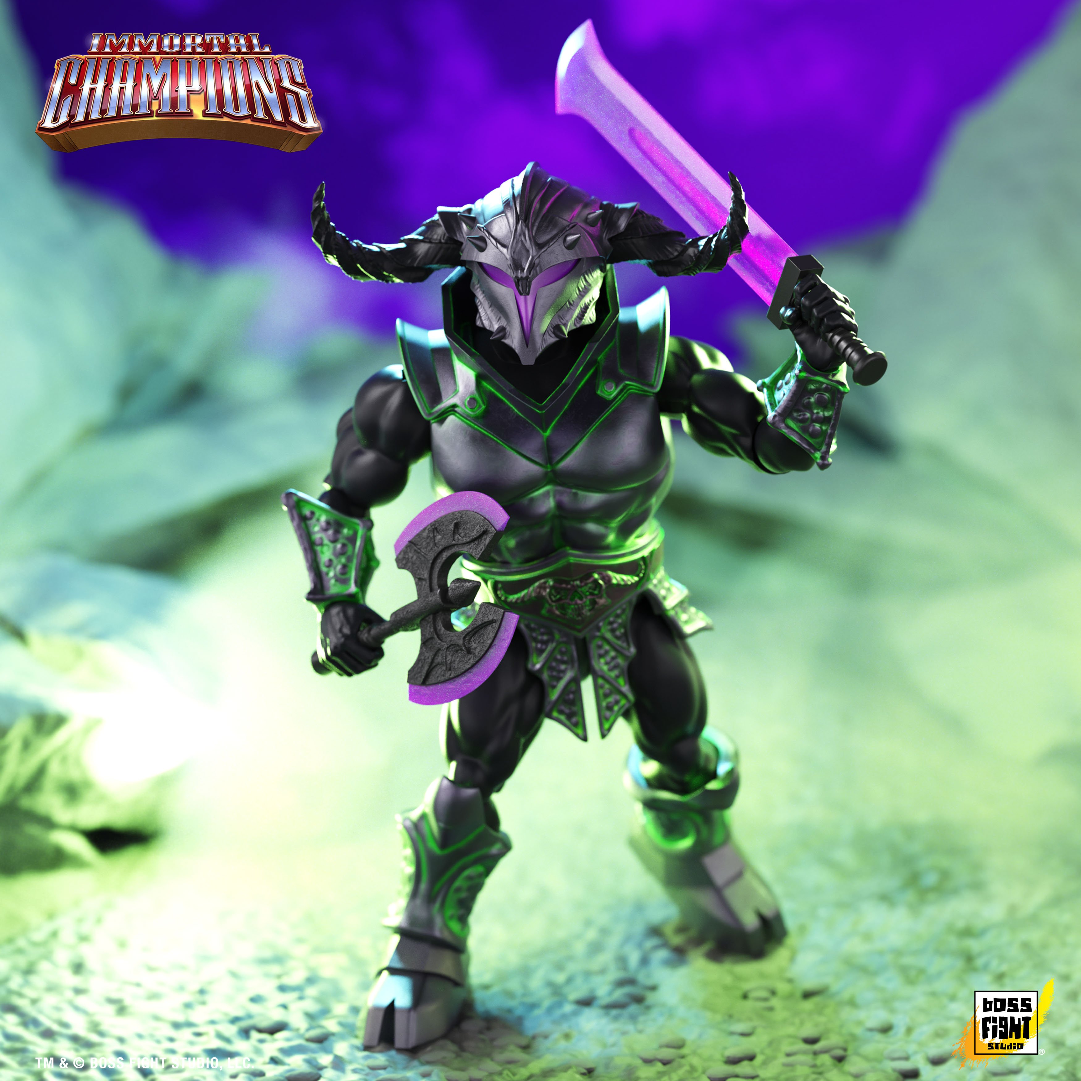 Immortal Champions Chthonic Knight Action Figure Gallery Image 3