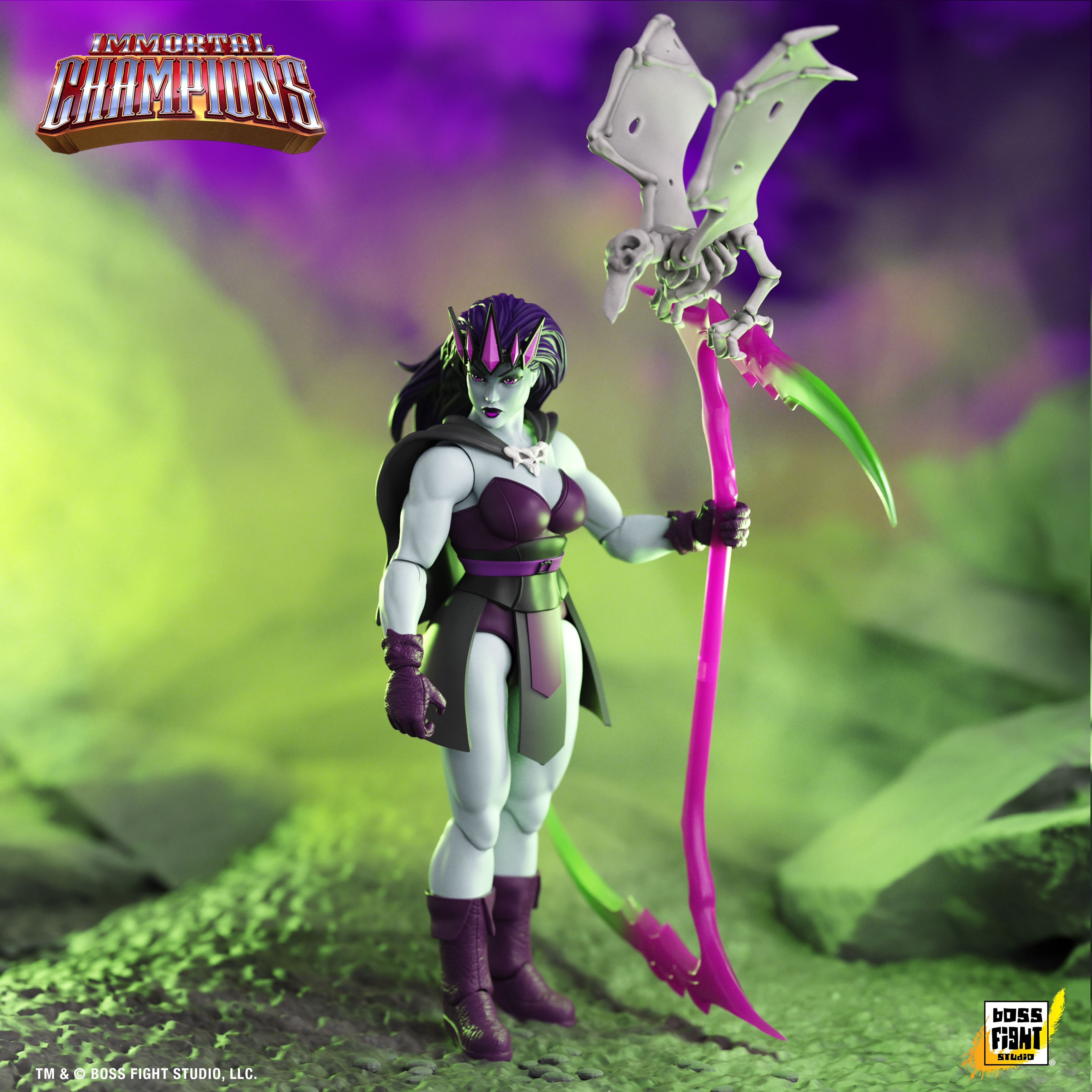 Immortal Champions Fell Necromancer Action Figure Gallery Image 5