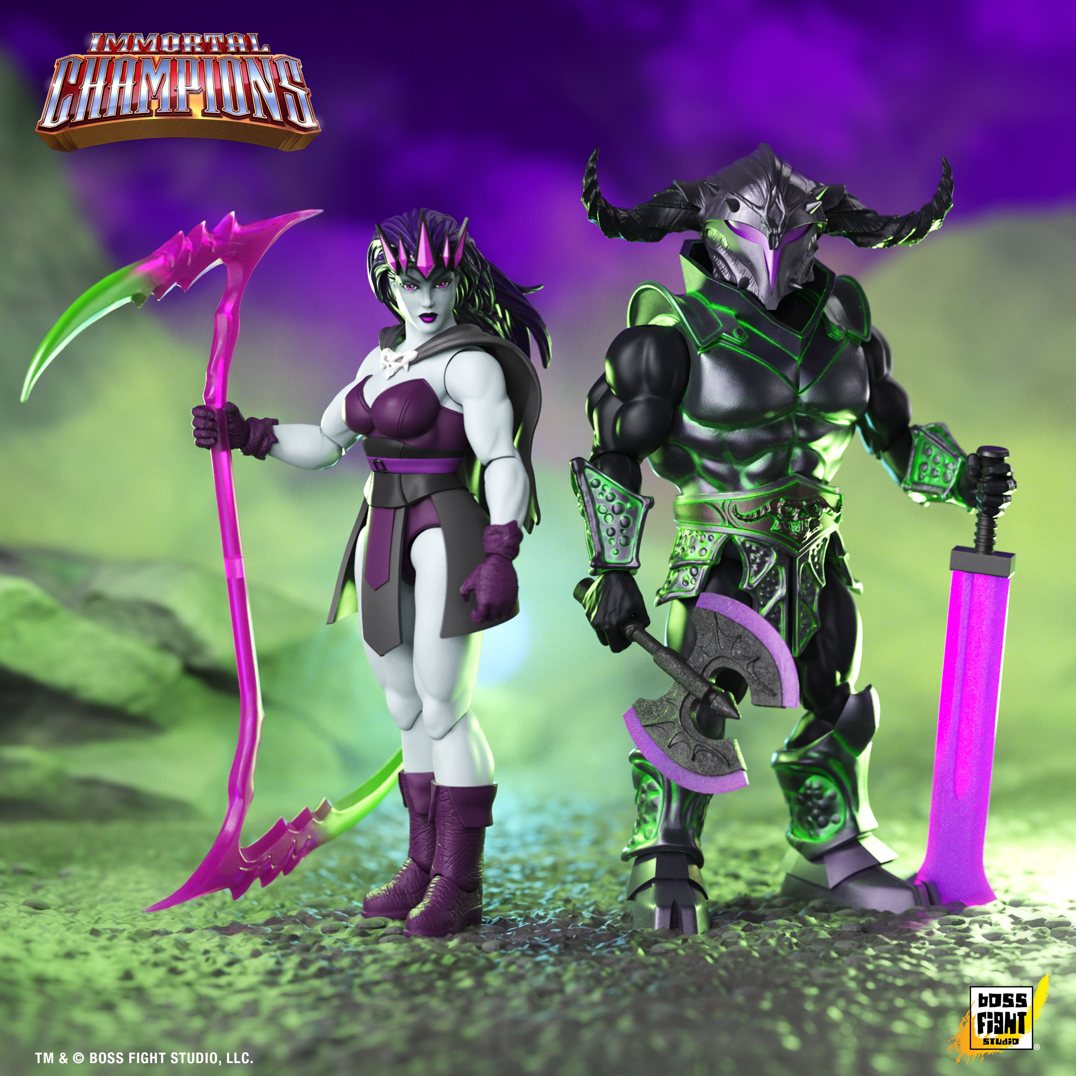 Immortal Champions Fell Necromancer Action Figure Gallery Image 6