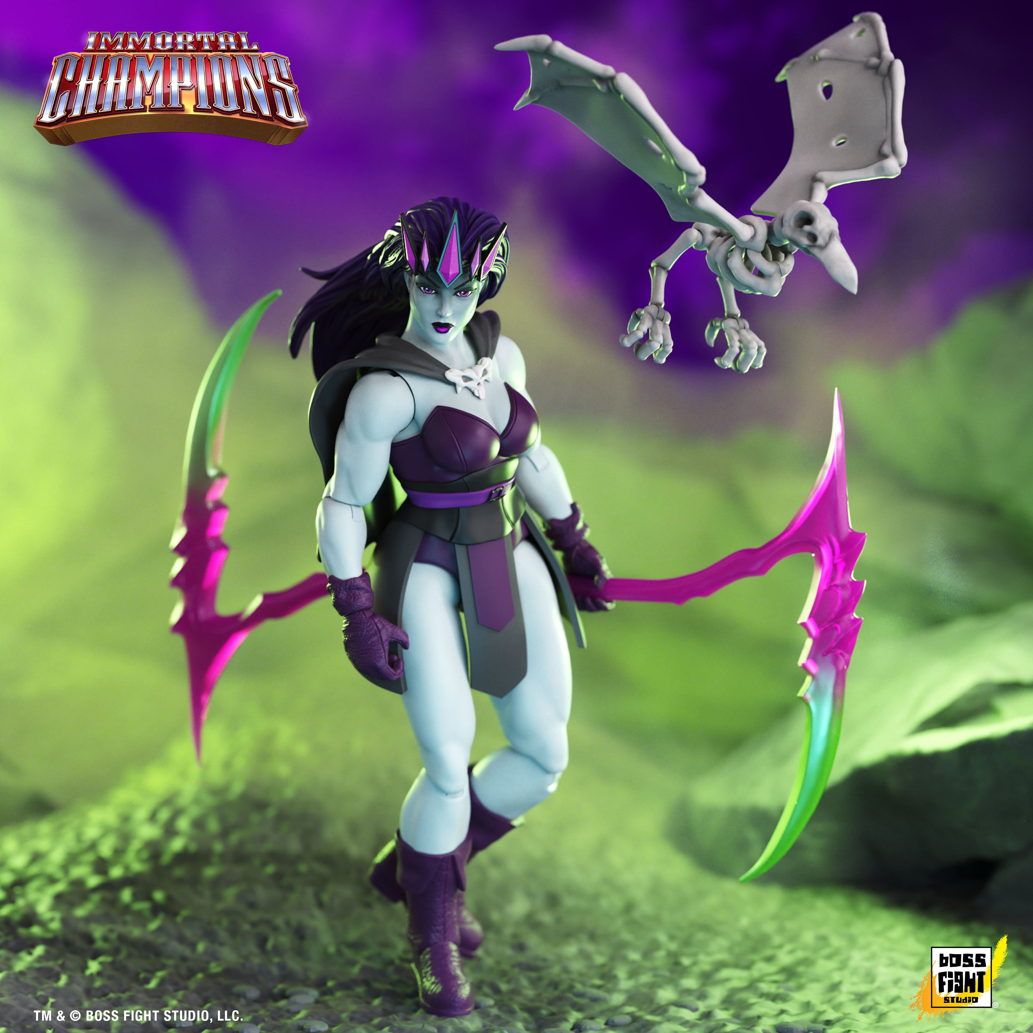 Immortal Champions Fell Necromancer Action Figure Gallery Image 4