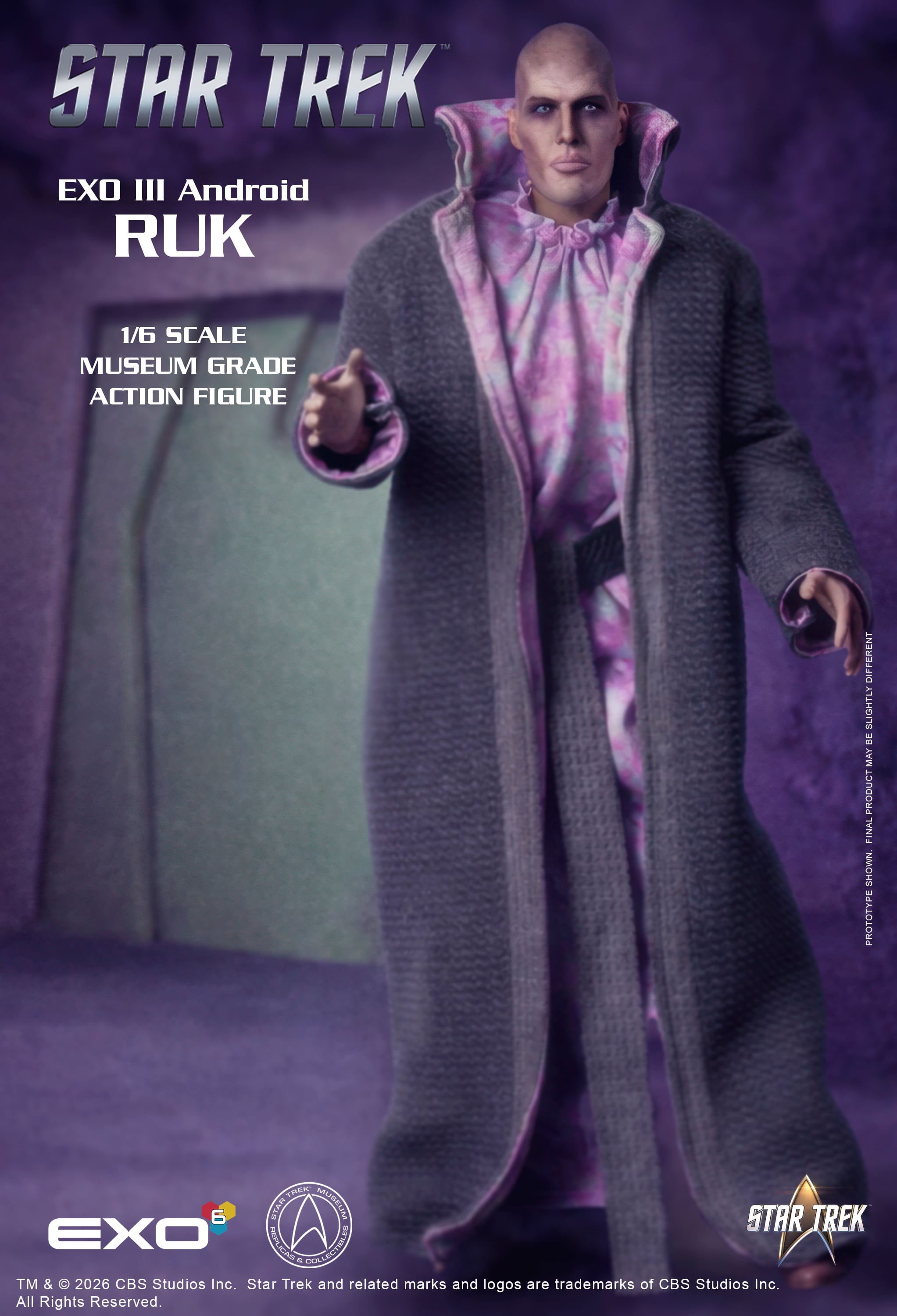 Star Trek: The Original Series EXO III Android Ruk 1/6 Scale