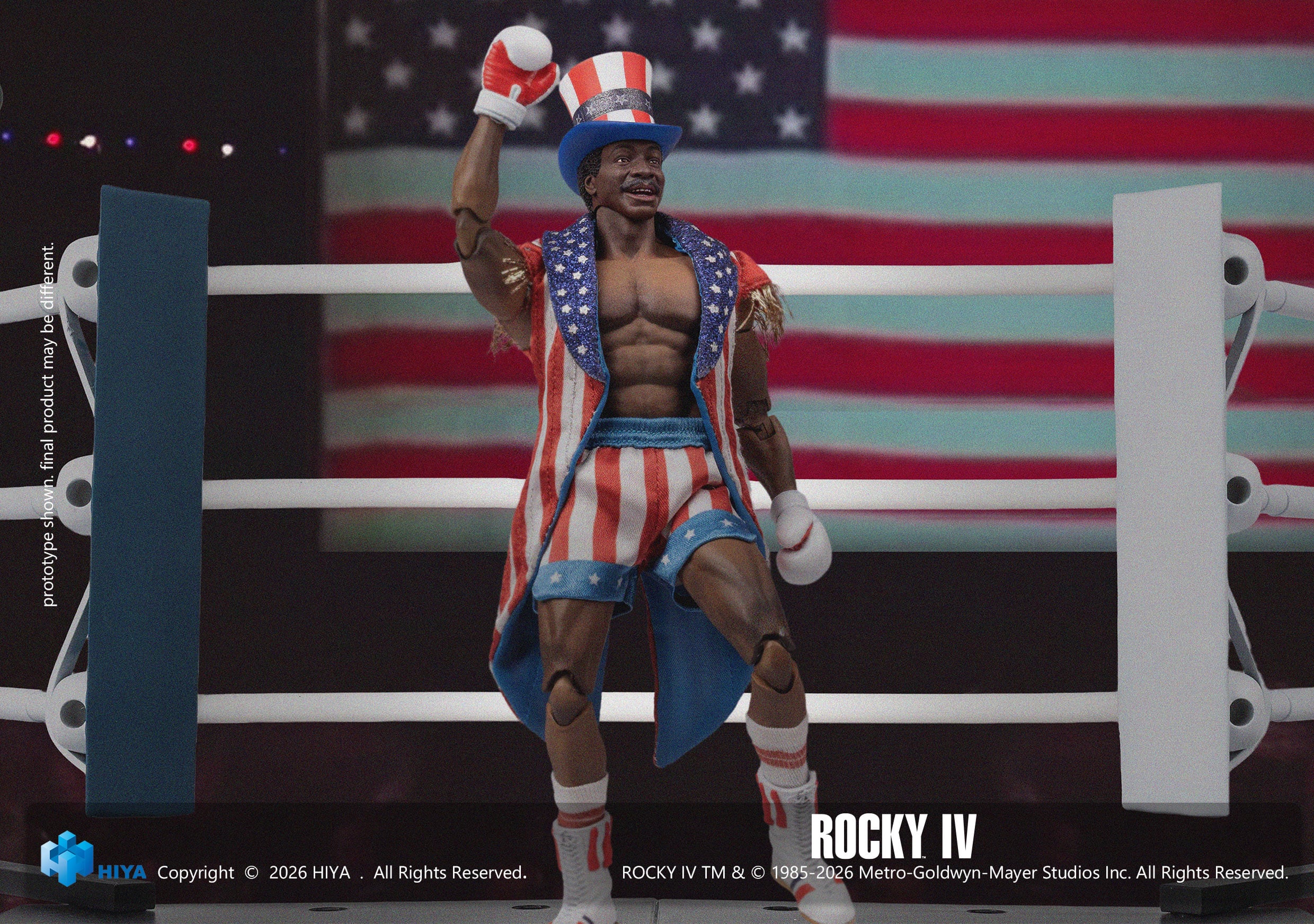 Rocky IV Exquisite Super Series Apollo Creed 1/12 Scale Action Figure