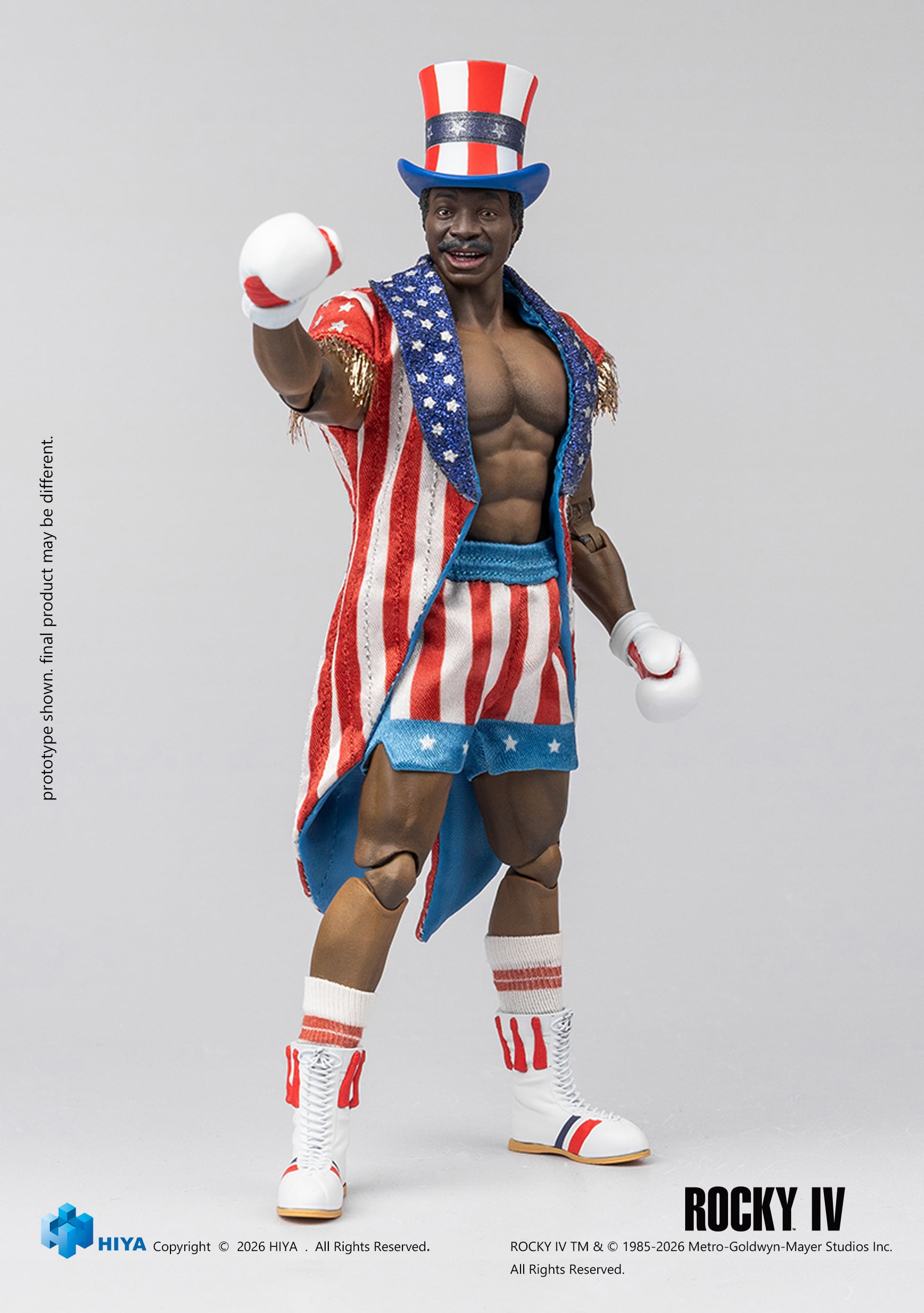 Rocky IV Exquisite Super Series Apollo Creed 1/12 Scale Action Figure Gallery Image 9
