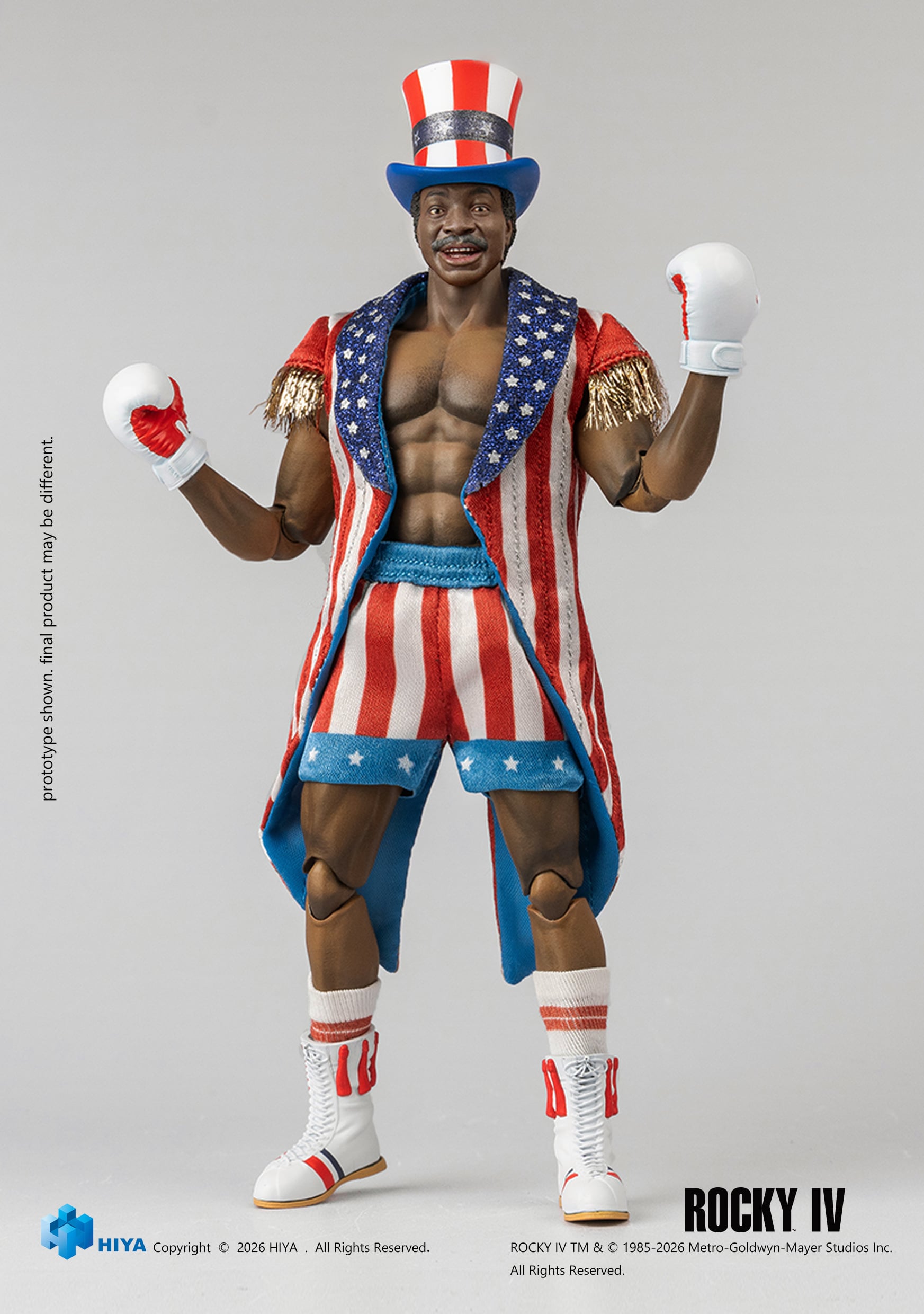 Rocky IV Exquisite Super Series Apollo Creed 1/12 Scale Action Figure Gallery Image 7