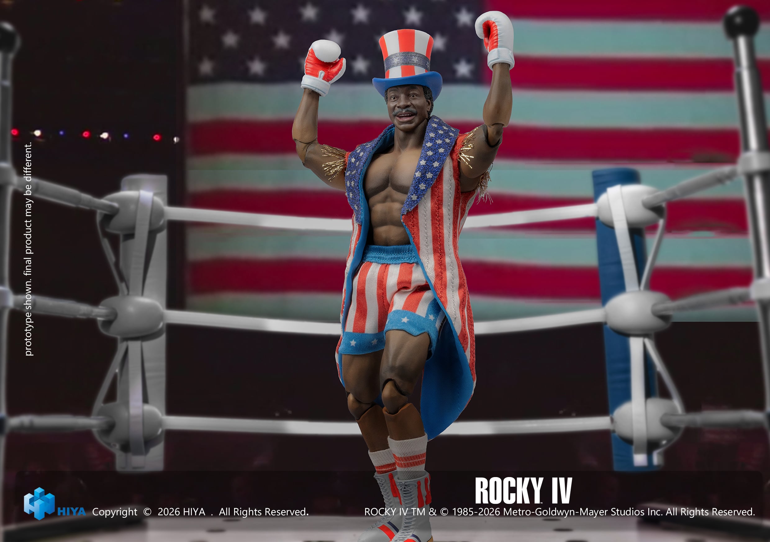 Rocky IV Exquisite Super Series Apollo Creed 1/12 Scale Action Figure Gallery Image 3