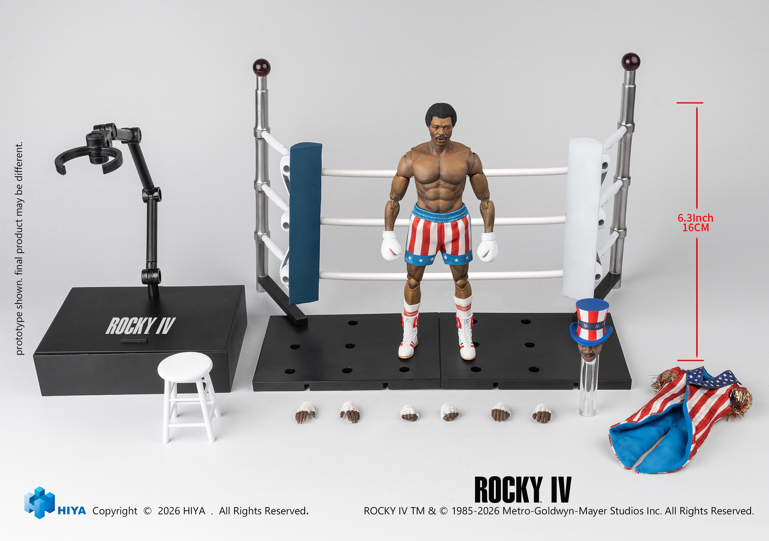 Rocky IV Exquisite Super Series Apollo Creed 1/12 Scale Action Figure Gallery Image 11