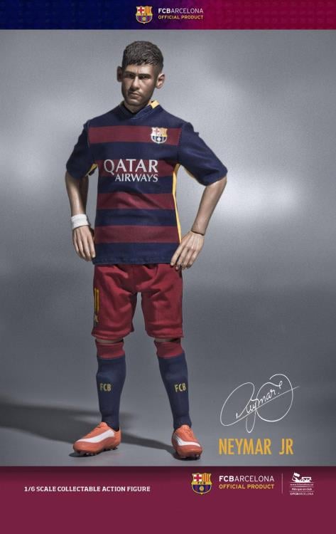 1/6 Scale FC Barcelona Soccer Figure 2015/16 Home Kit - Neymar Jr. Gallery Image 4