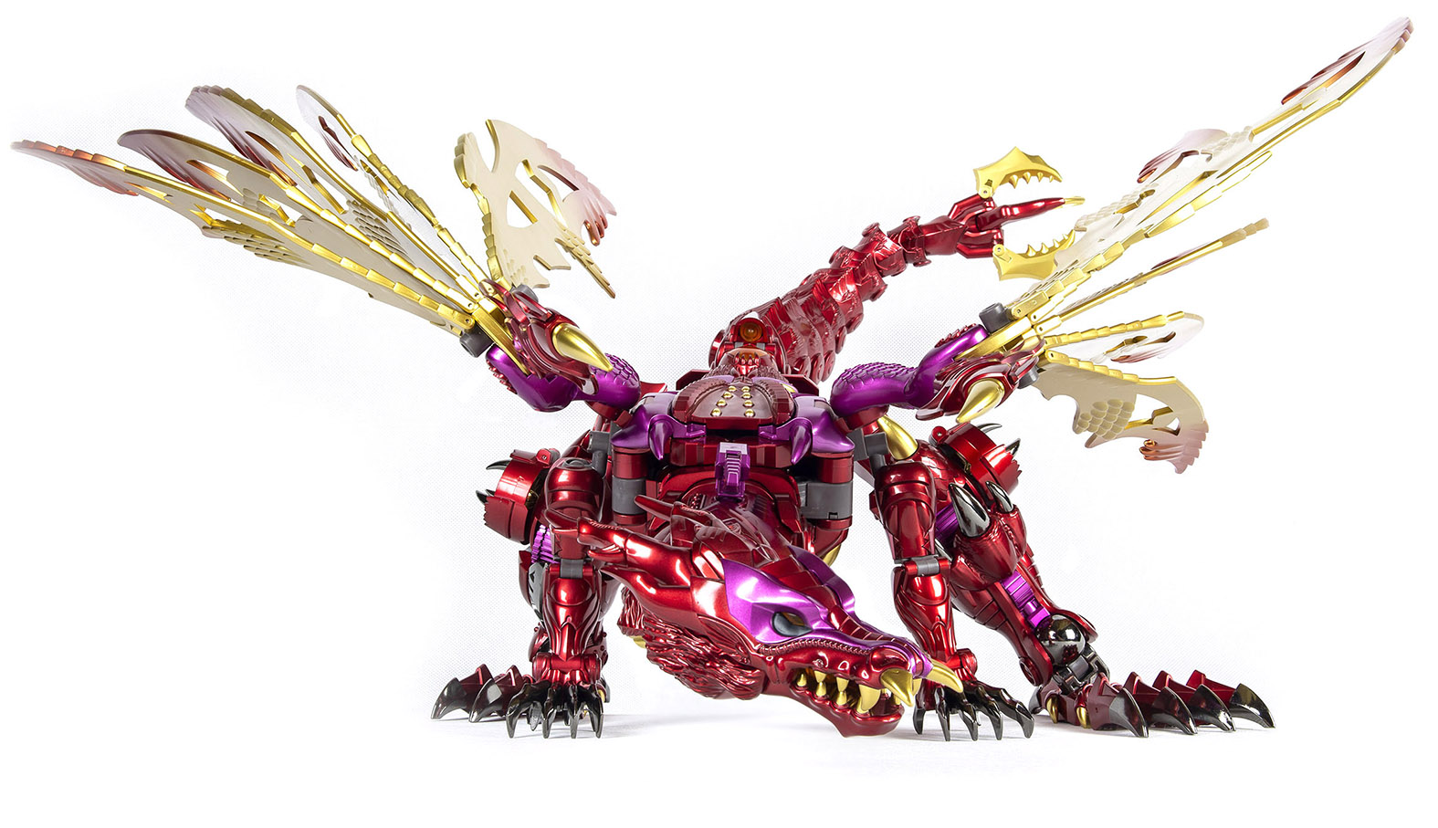 JX MetalBeast 01 Winged Dragon (Matte Metallic Red Ver.) Action Figure (Reissue) Gallery Image 6
