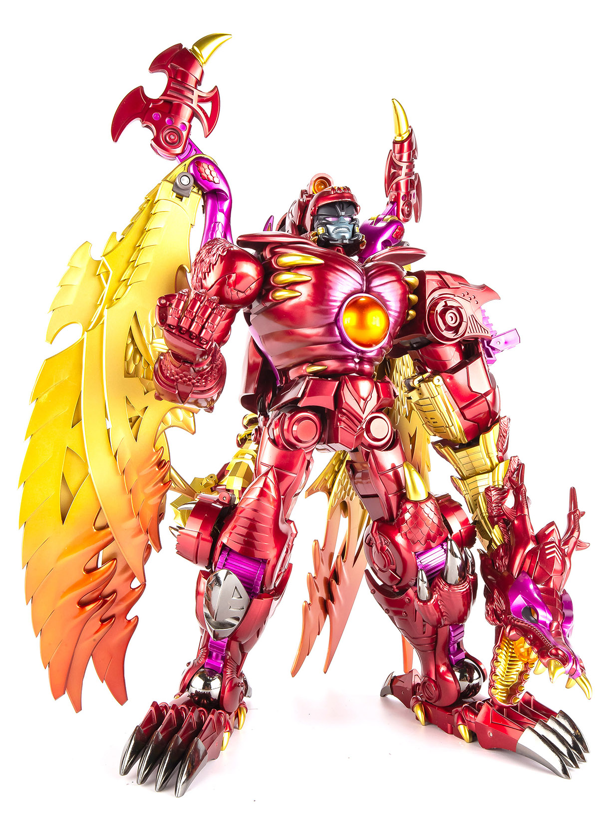 JX MetalBeast 01 Winged Dragon (Matte Metallic Red Ver.) Action Figure (Reissue) Gallery Image 3