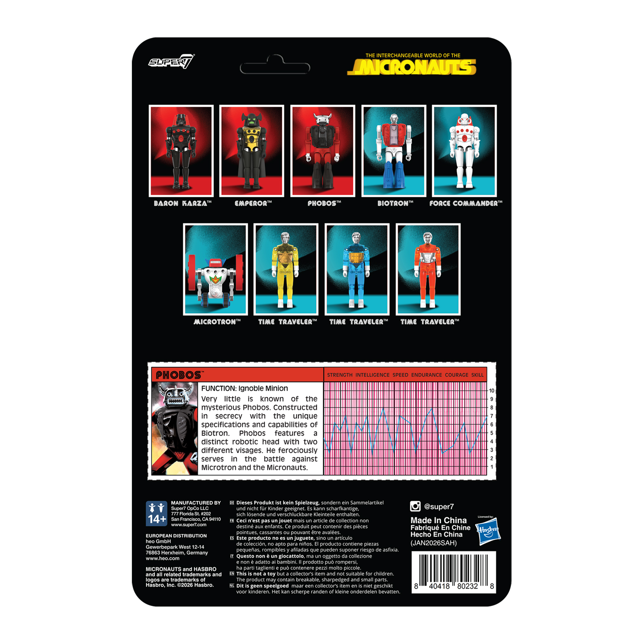 Micronauts ReAction+ Phobos Action Figure Gallery Image 7
