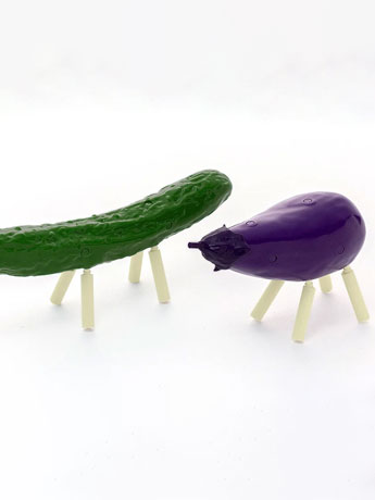 Shoryo Uma Cucumber & Eggplant Model Kit Gallery Image 2