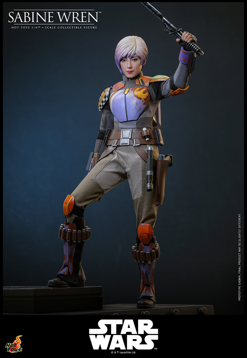 Star Wars Rebels TMS171 Sabine Wren 1/6th Scale Collectible Figure Gallery Image 14