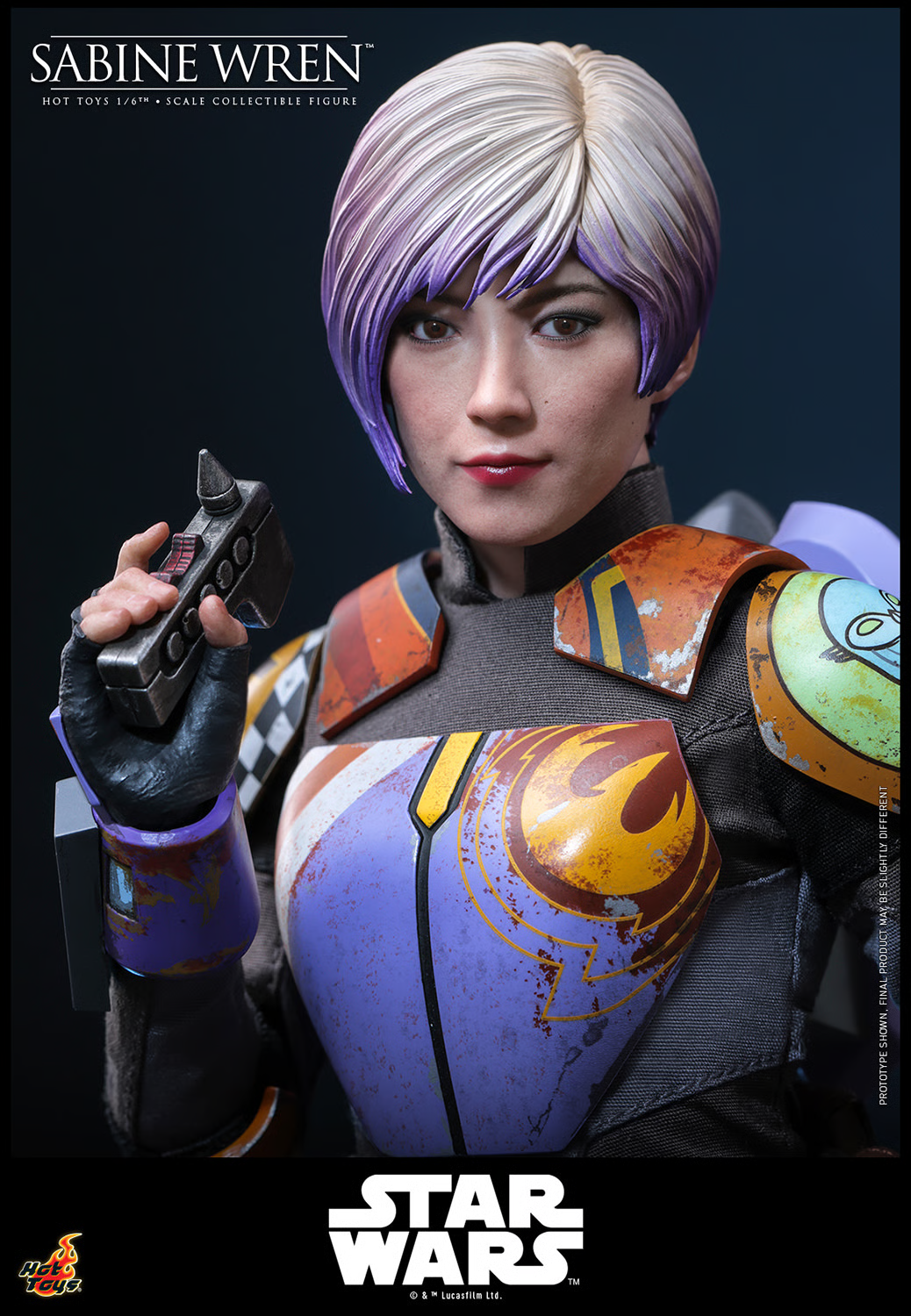 Star Wars Rebels TMS171 Sabine Wren 1/6th Scale Collectible Figure Gallery Image 11