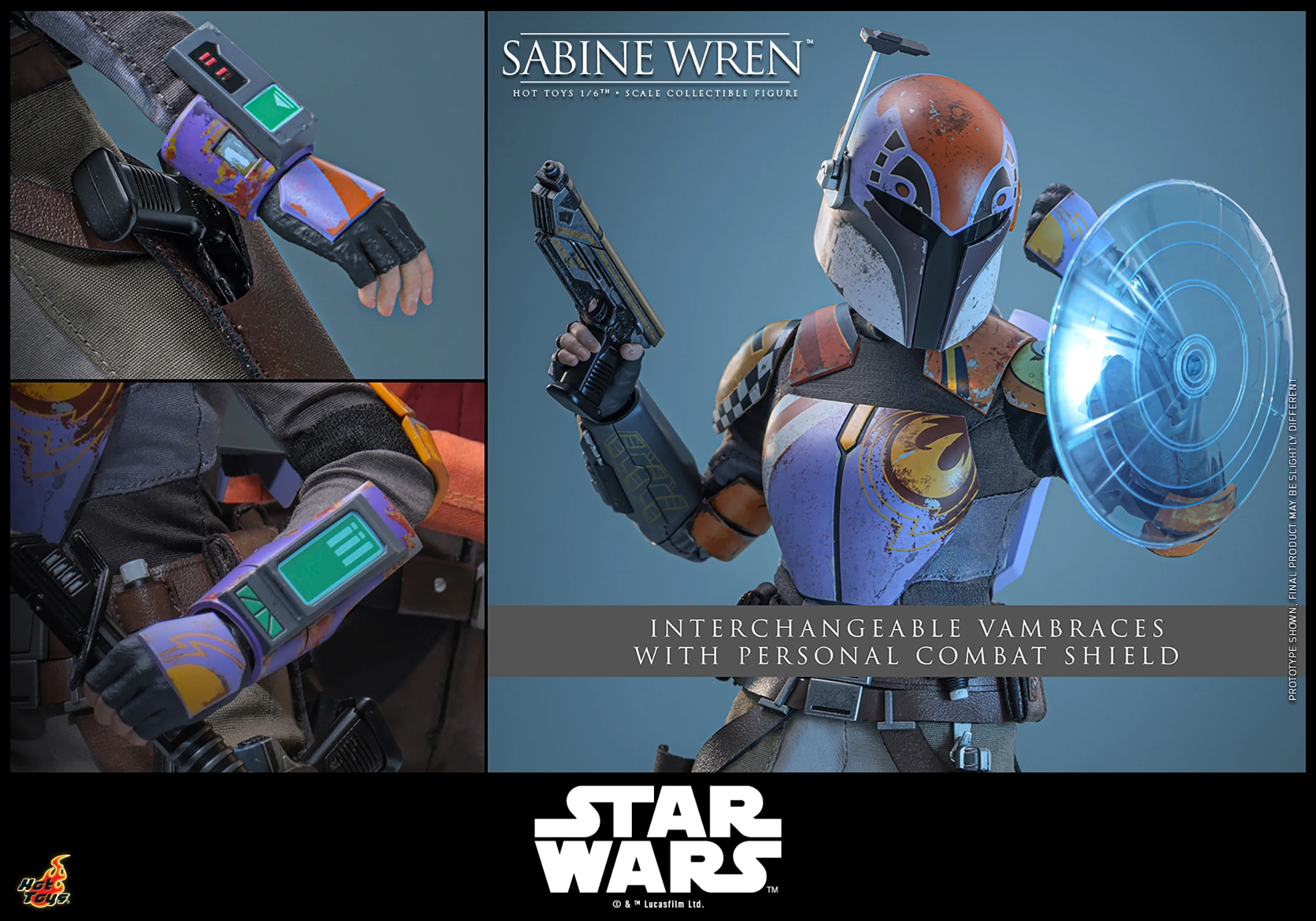 Star Wars Rebels TMS171 Sabine Wren 1/6th Scale Collectible Figure Gallery Image 20