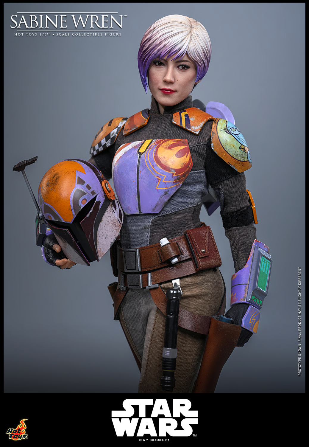 Star Wars Rebels TMS171 Sabine Wren 1/6th Scale Collectible Figure Gallery Image 7