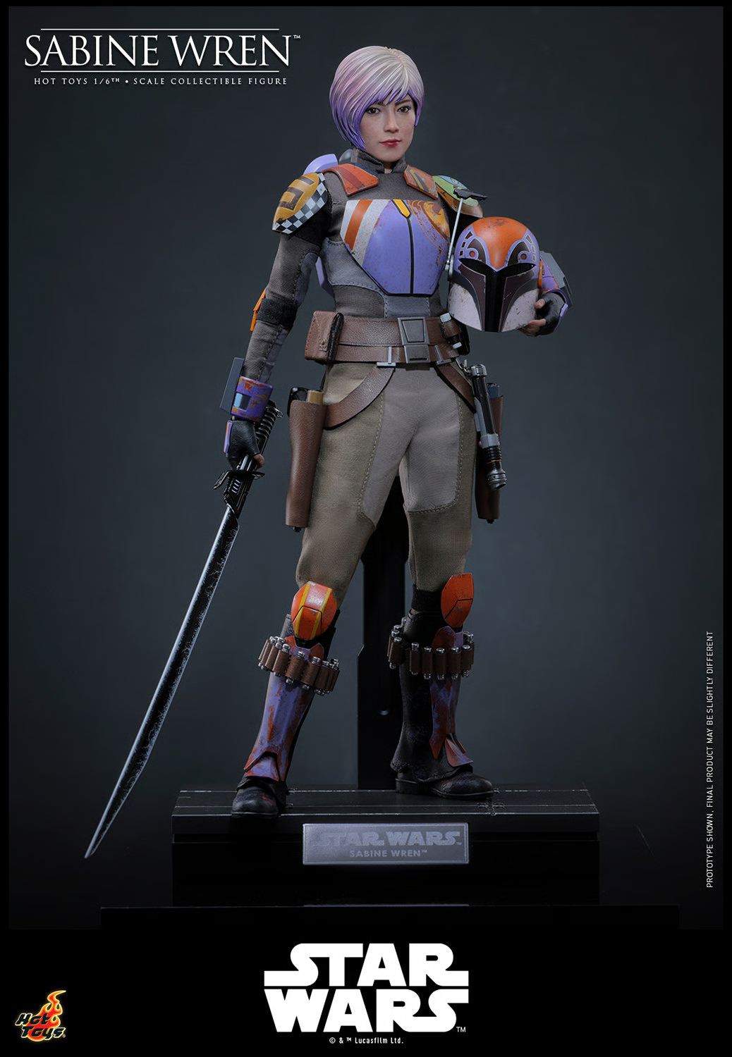 Star Wars Rebels TMS171 Sabine Wren 1/6th Scale Collectible Figure Gallery Image 15