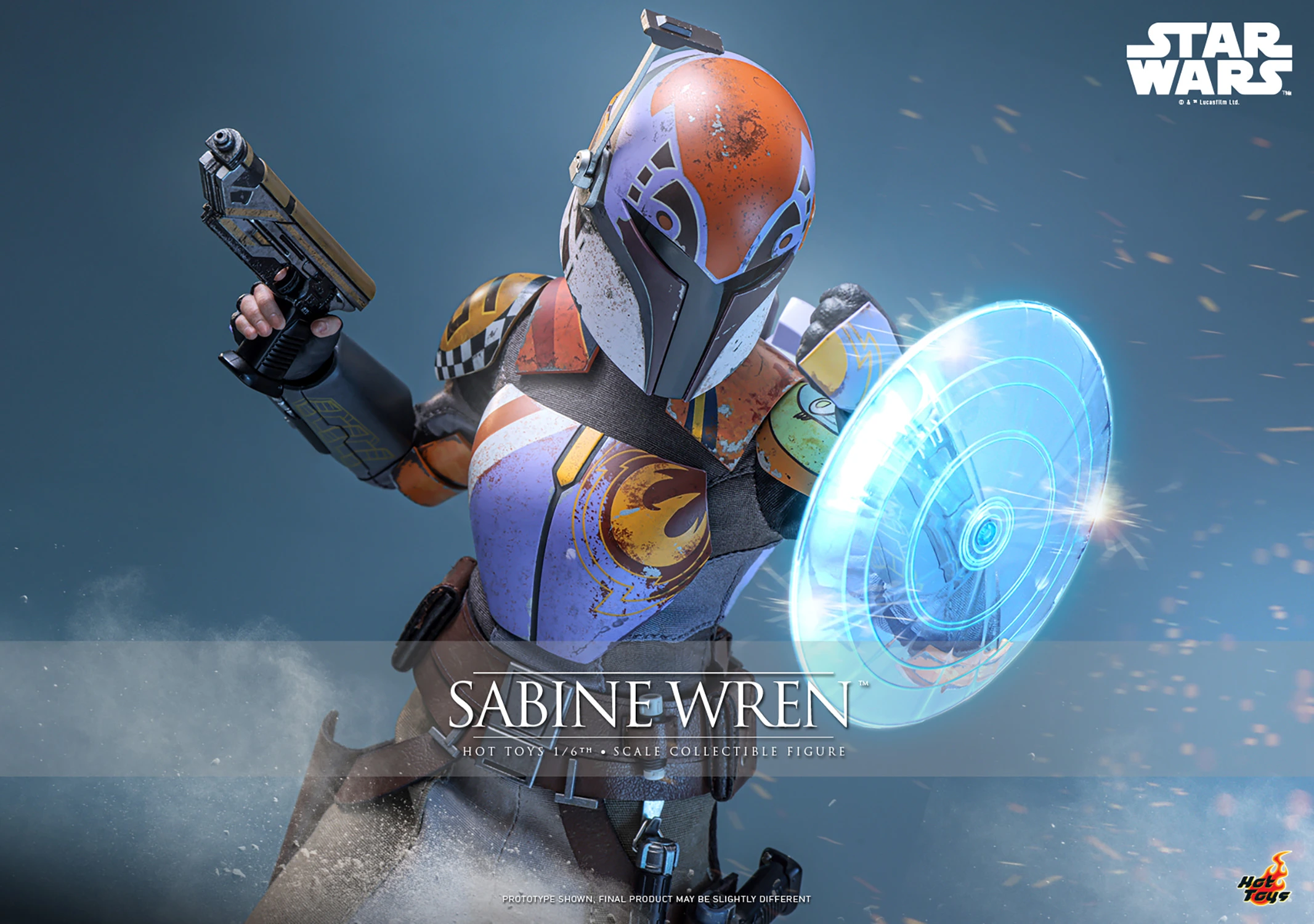 Star Wars Rebels TMS171 Sabine Wren 1/6th Scale Collectible Figure Gallery Image 3