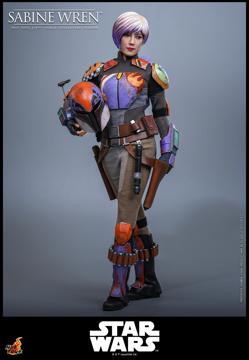 Star Wars Rebels TMS171 Sabine Wren 1/6th Scale Collectible Figure Gallery Image 6