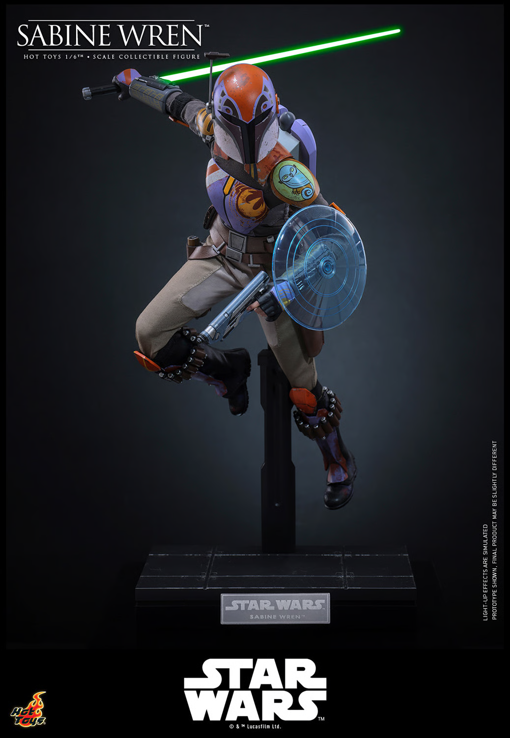 Star Wars Rebels TMS171 Sabine Wren 1/6th Scale Collectible Figure Gallery Image 16