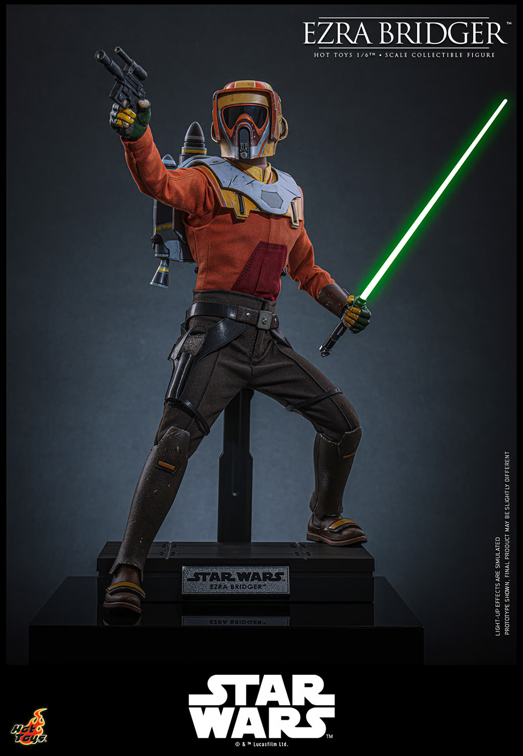 Star Wars Rebels TMS172 Ezra Bridger 1/6th Scale Collectible Figure Gallery Image 9