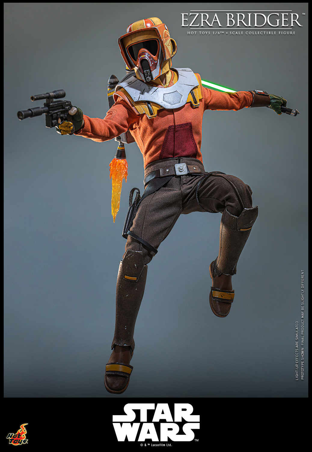 Star Wars Rebels TMS172 Ezra Bridger 1/6th Scale Collectible Figure Gallery Image 6