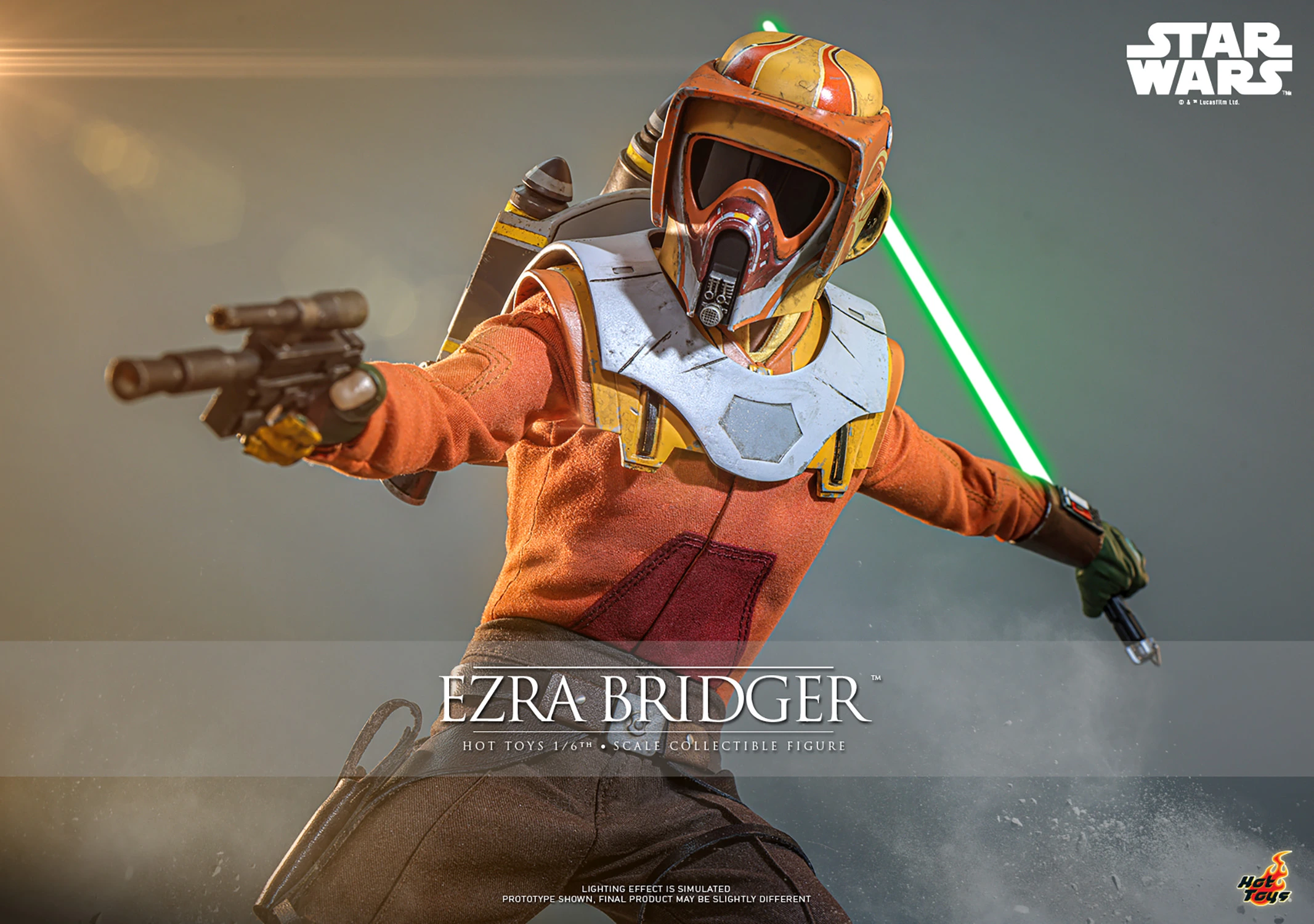 Star Wars Rebels TMS172 Ezra Bridger 1/6th Scale Collectible Figure Gallery Image 3