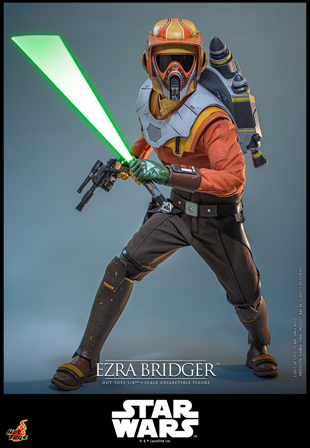 Star Wars Rebels TMS172 Ezra Bridger 1/6th Scale Collectible Figure Gallery Image 4