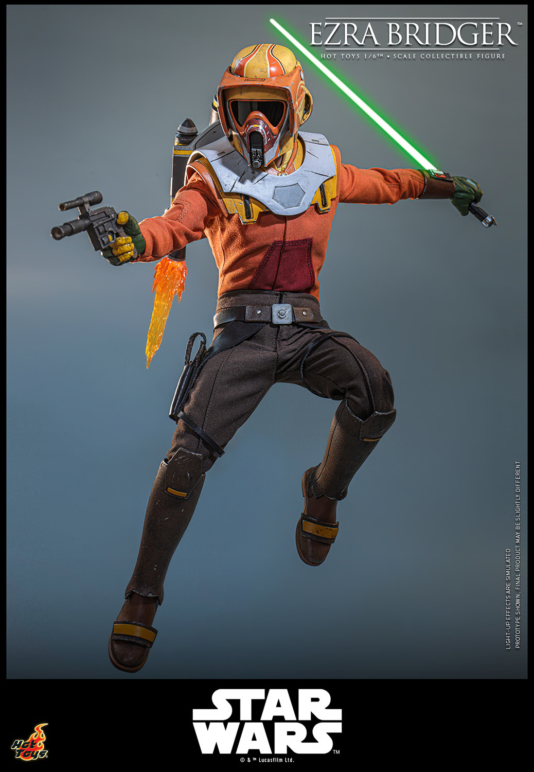 Star Wars Rebels TMS172 Ezra Bridger 1/6th Scale Collectible Figure Gallery Image 7