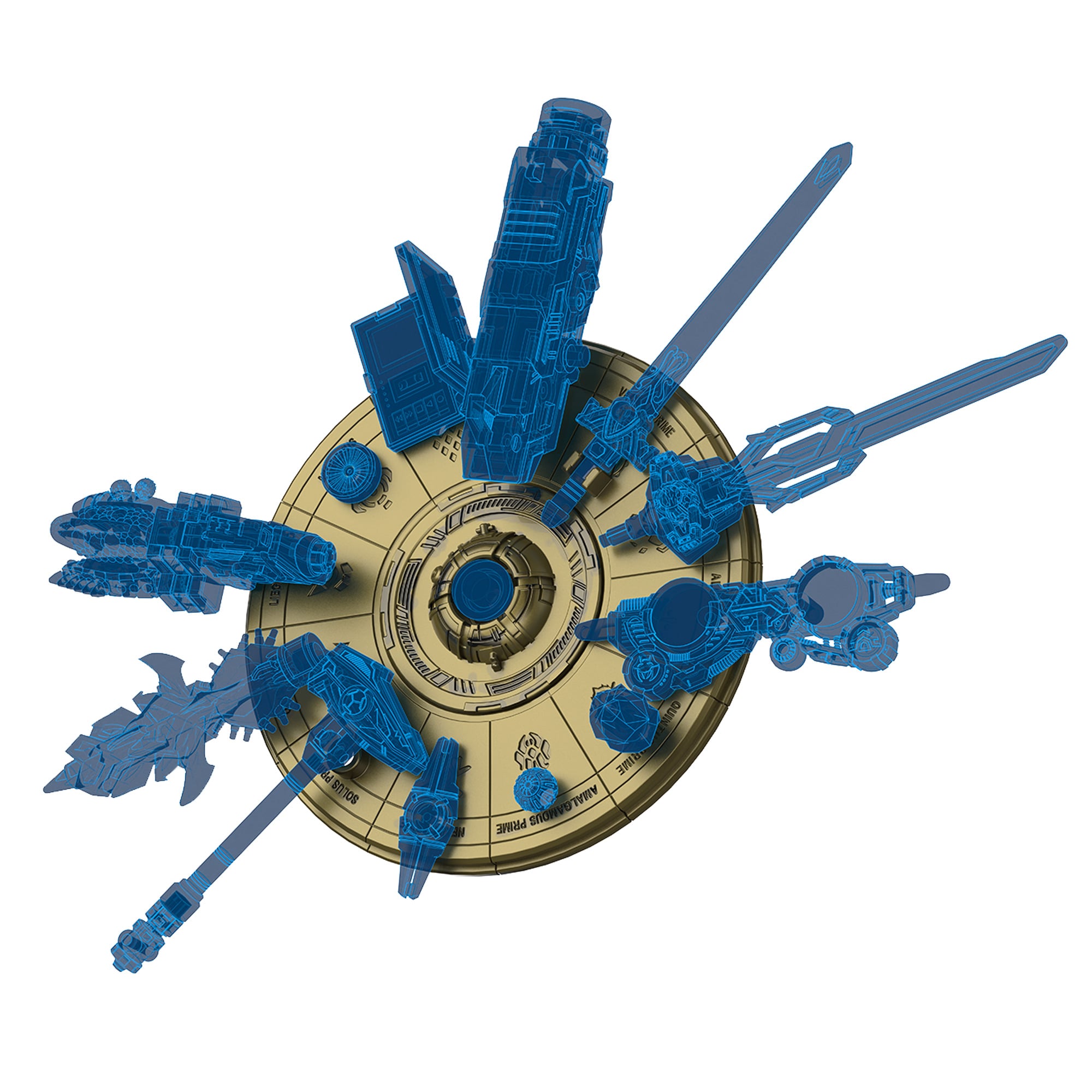 Transformers: Age of the Primes Voyager Class Sentinel Prime & Artifact Holder Action Figure Set Gallery Image 8