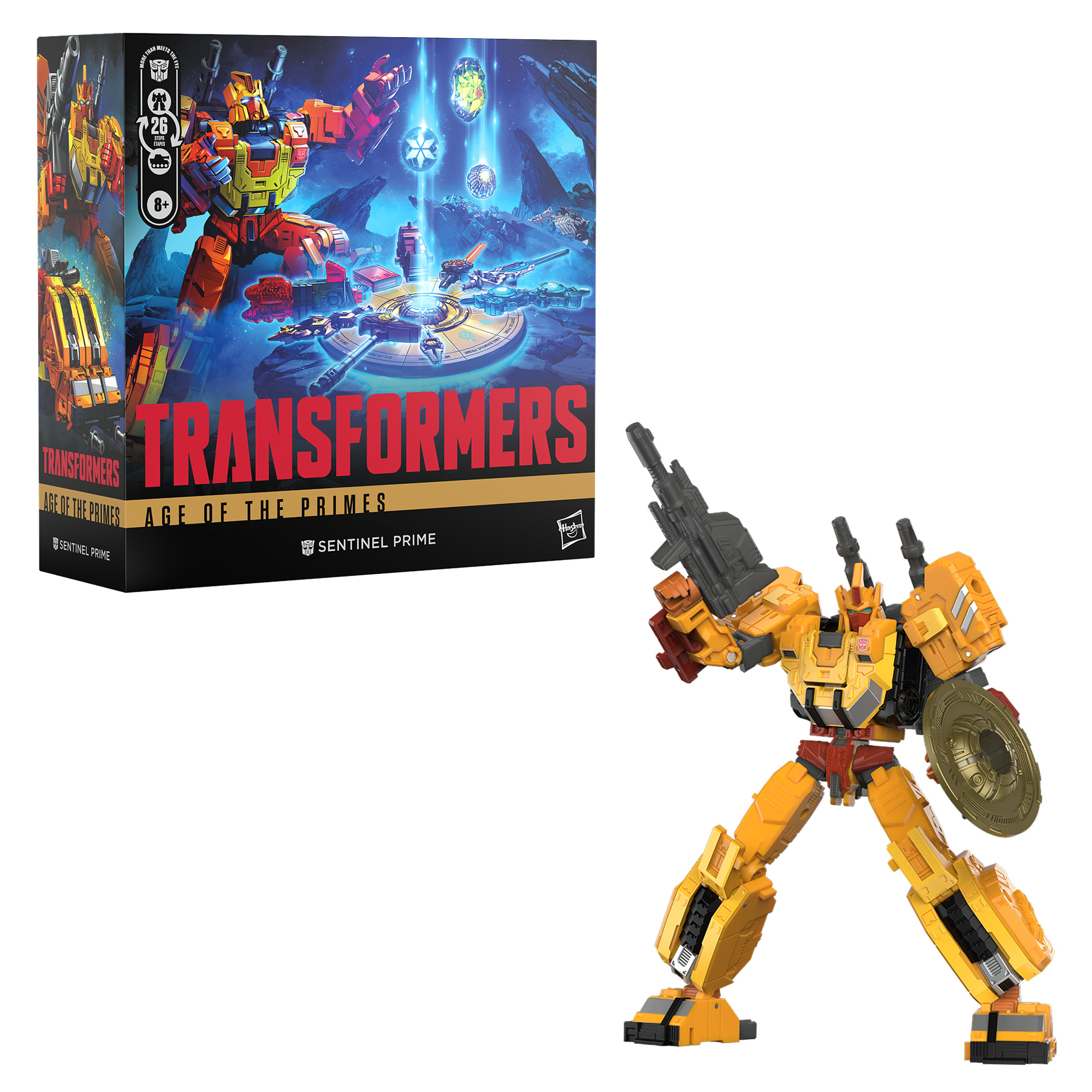 Transformers: Age of the Primes Voyager Class Sentinel Prime & Artifact Holder Action Figure Set Gallery Image 10