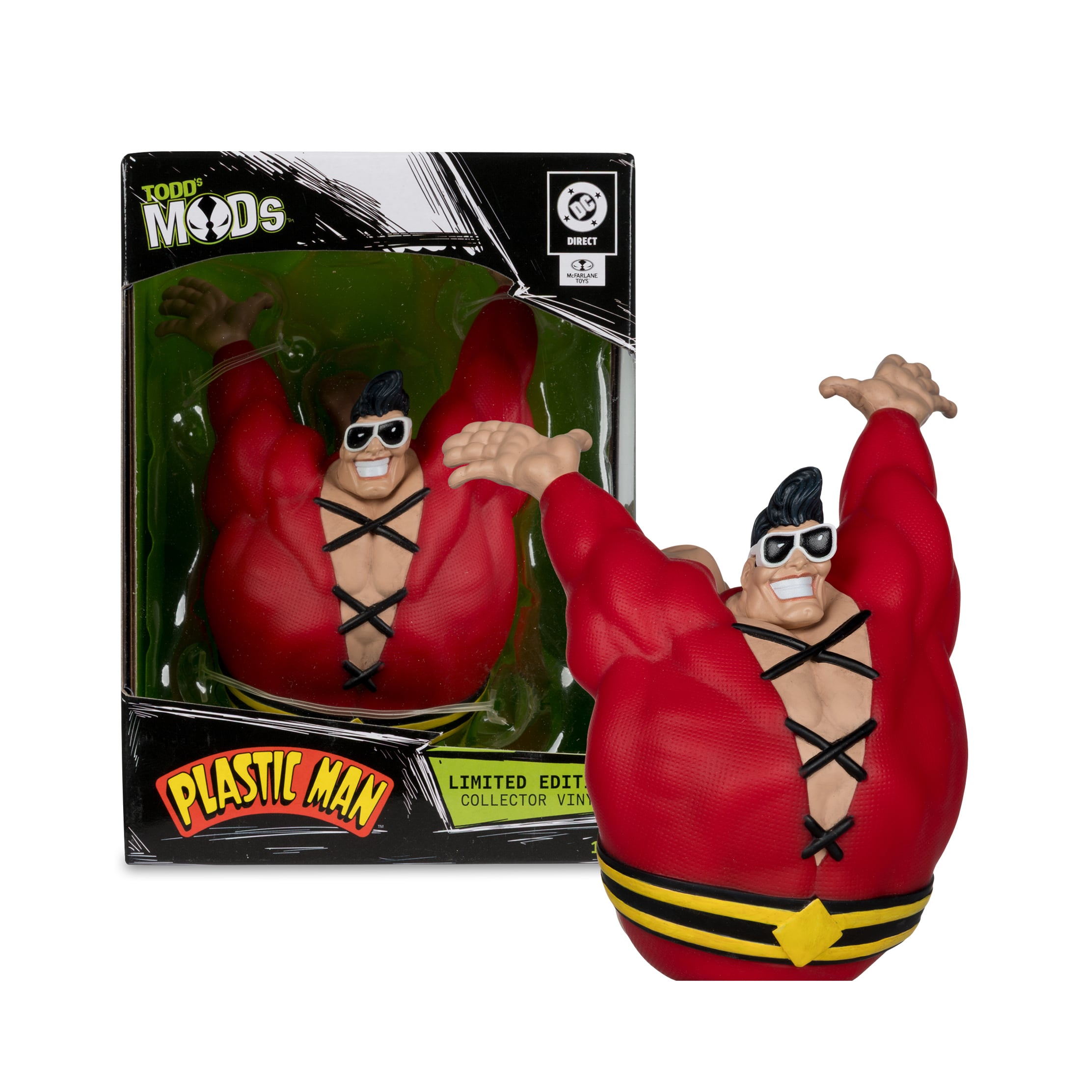 DC Comics Todd's Mods Plastic Man Limited Edition Vinyl Figure Gallery Image 12