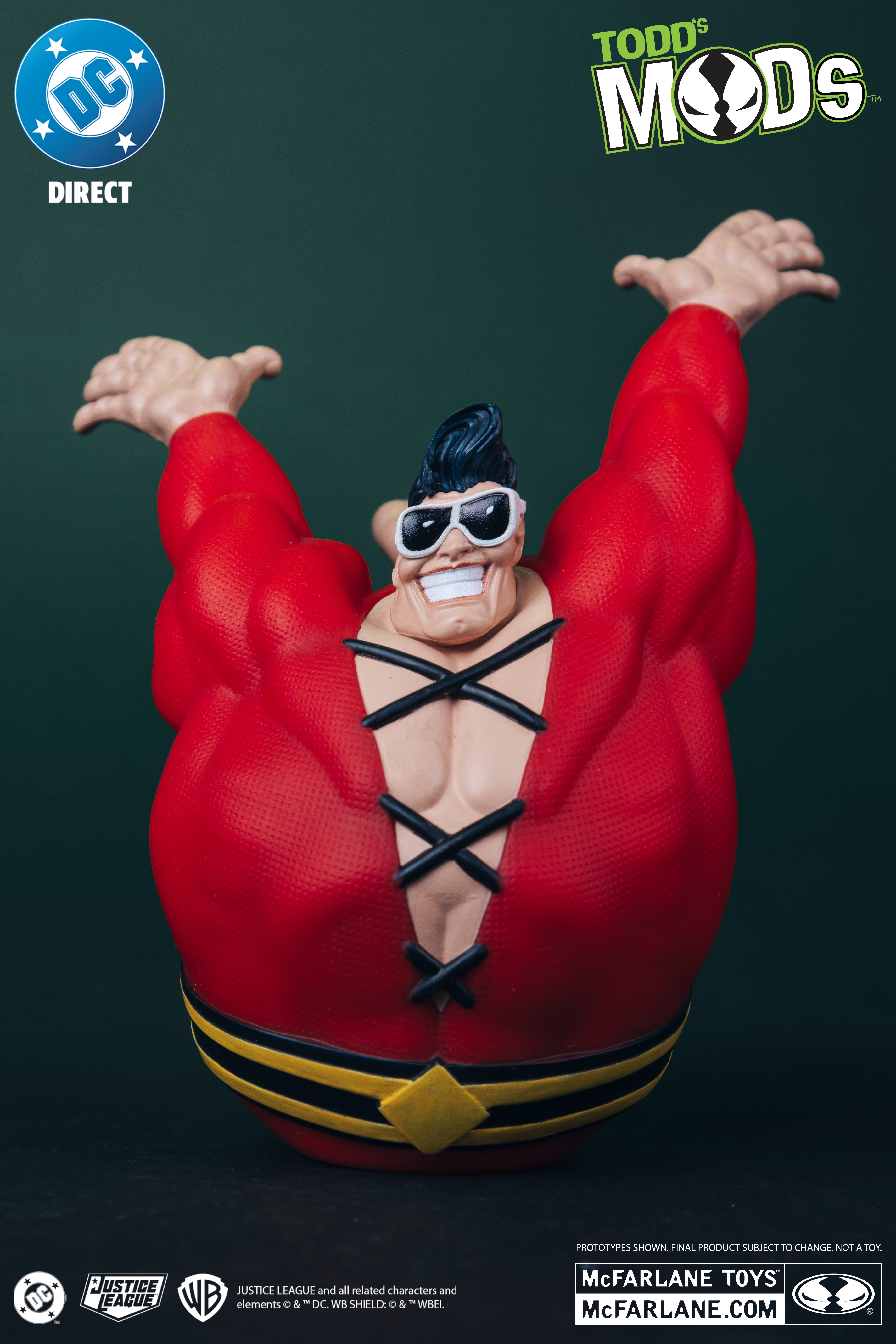 DC Comics Todd's Mods Plastic Man Limited Edition Vinyl Figure