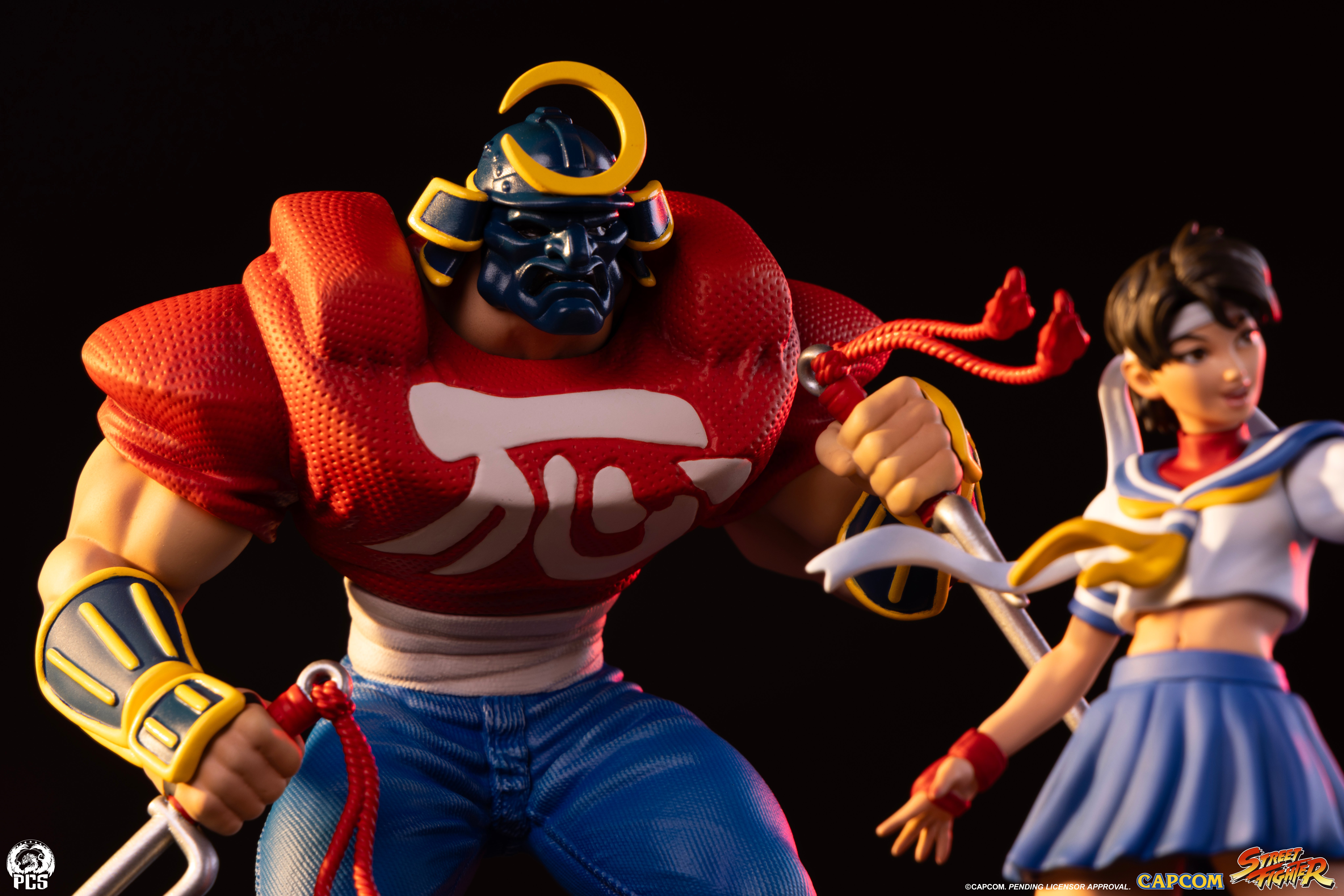 Street Fighter Street Jam Sodom & Sakura 1/10 Scale Statue Set