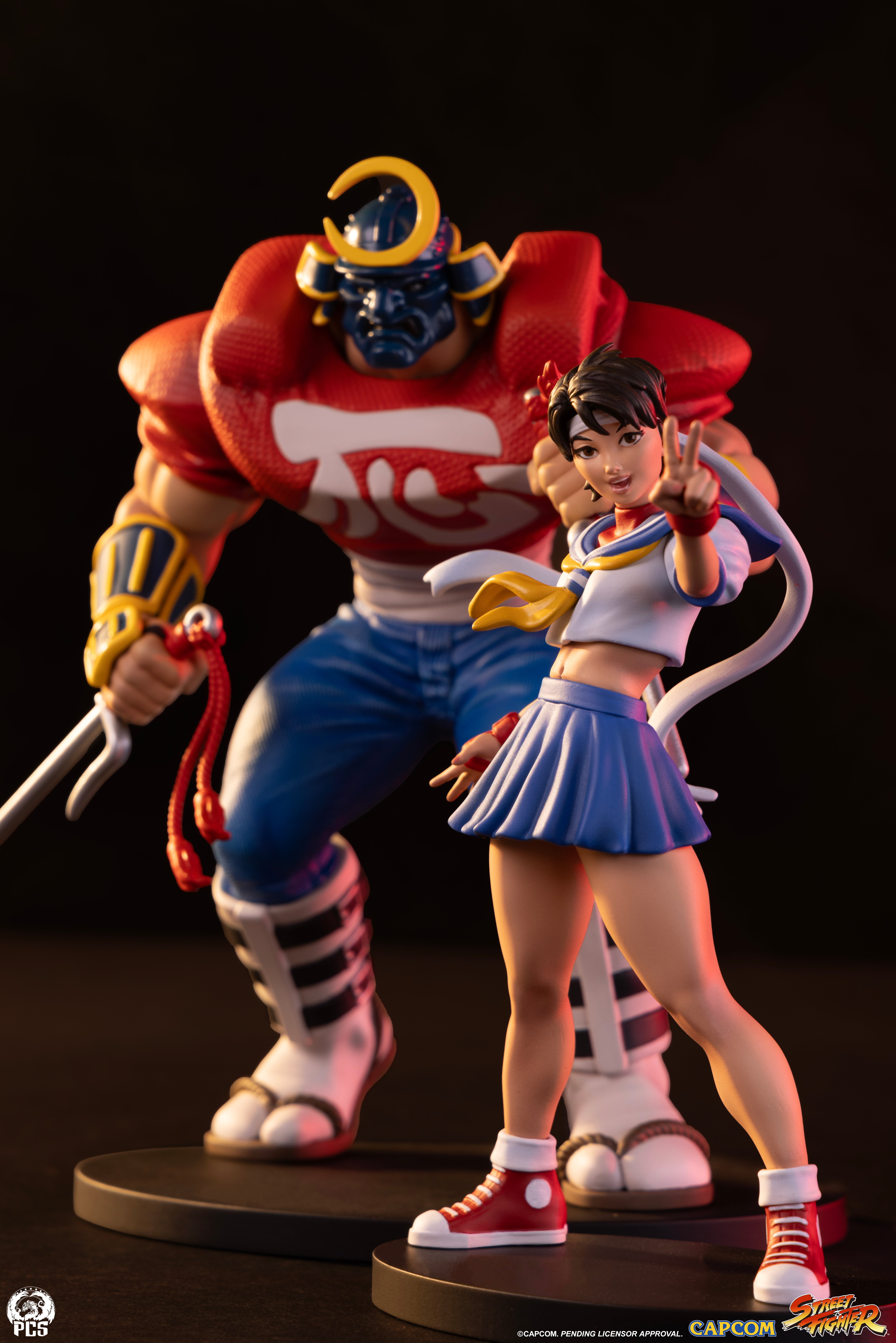 Street Fighter Street Jam Sodom & Sakura 1/10 Scale Statue Set