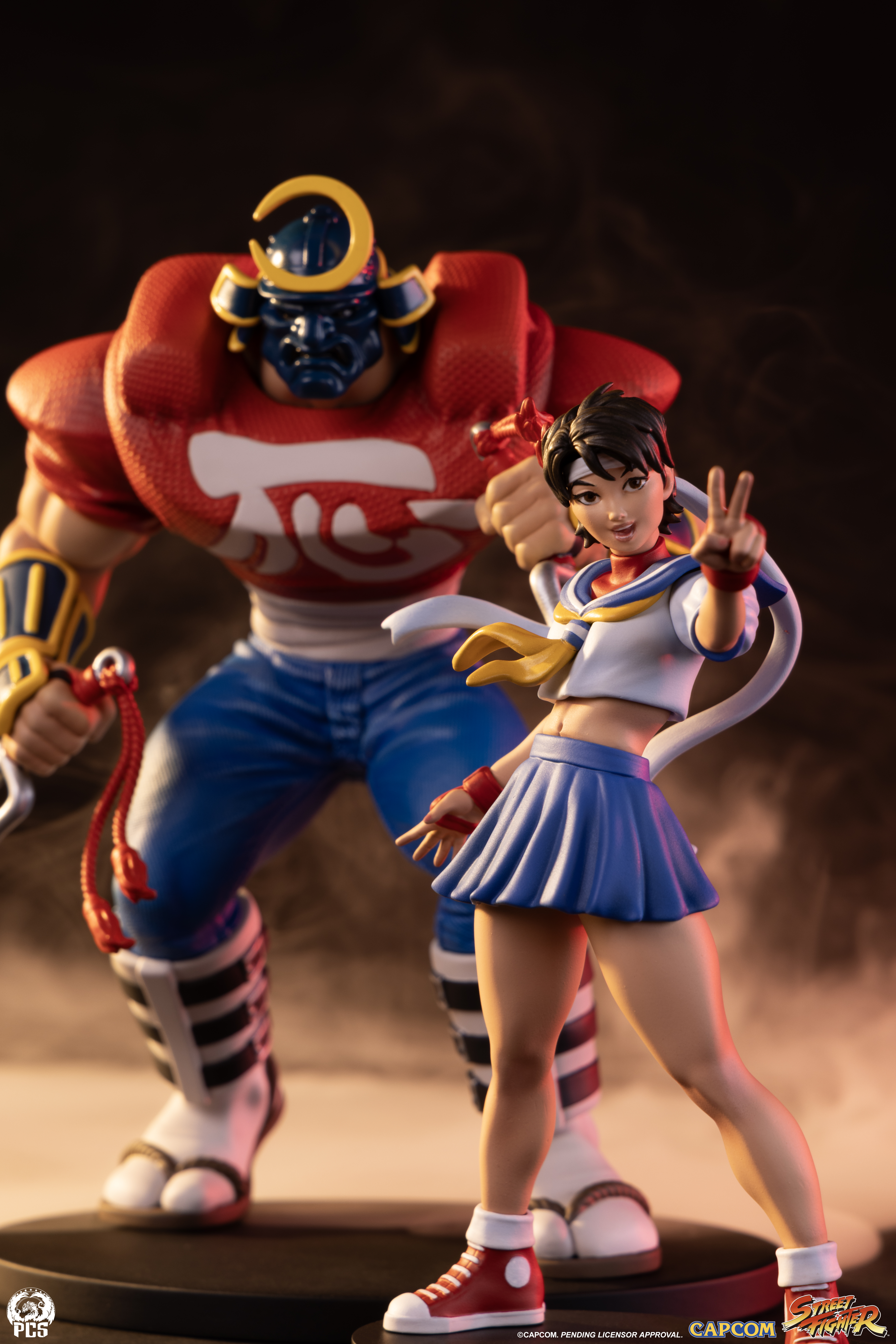 Street Fighter Street Jam Sodom & Sakura 1/10 Scale Statue Set