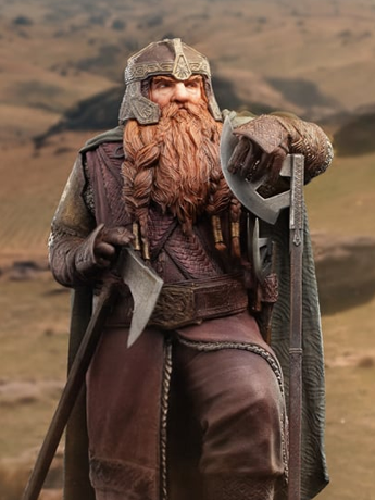 The Lord of the Rings Classic Series Gimli, Hunter of the Plains 1/6 Scale Statue Gallery Image 2