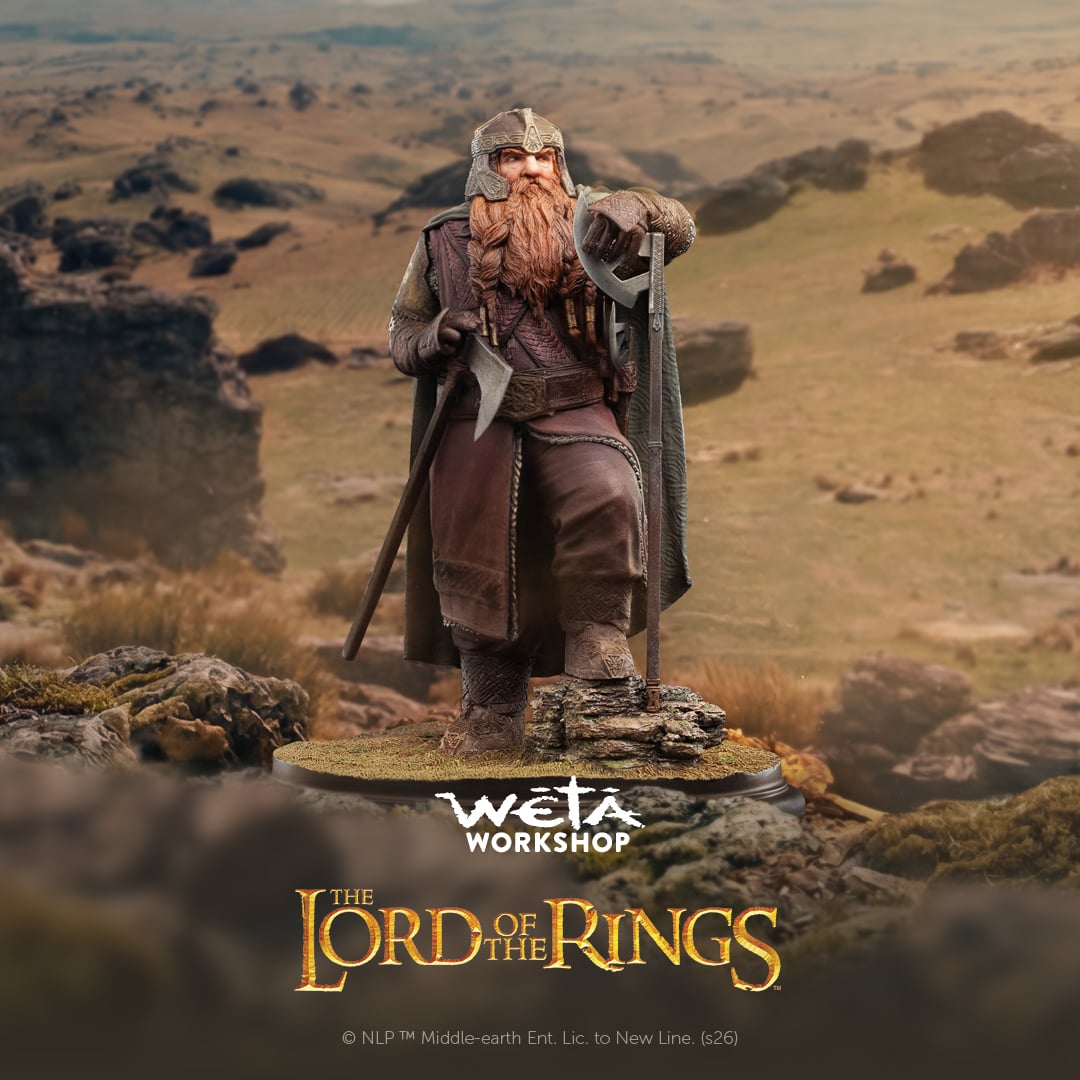 The Lord of the Rings Classic Series Gimli, Hunter of the Plains 1/6 Scale Statue Gallery Image 3