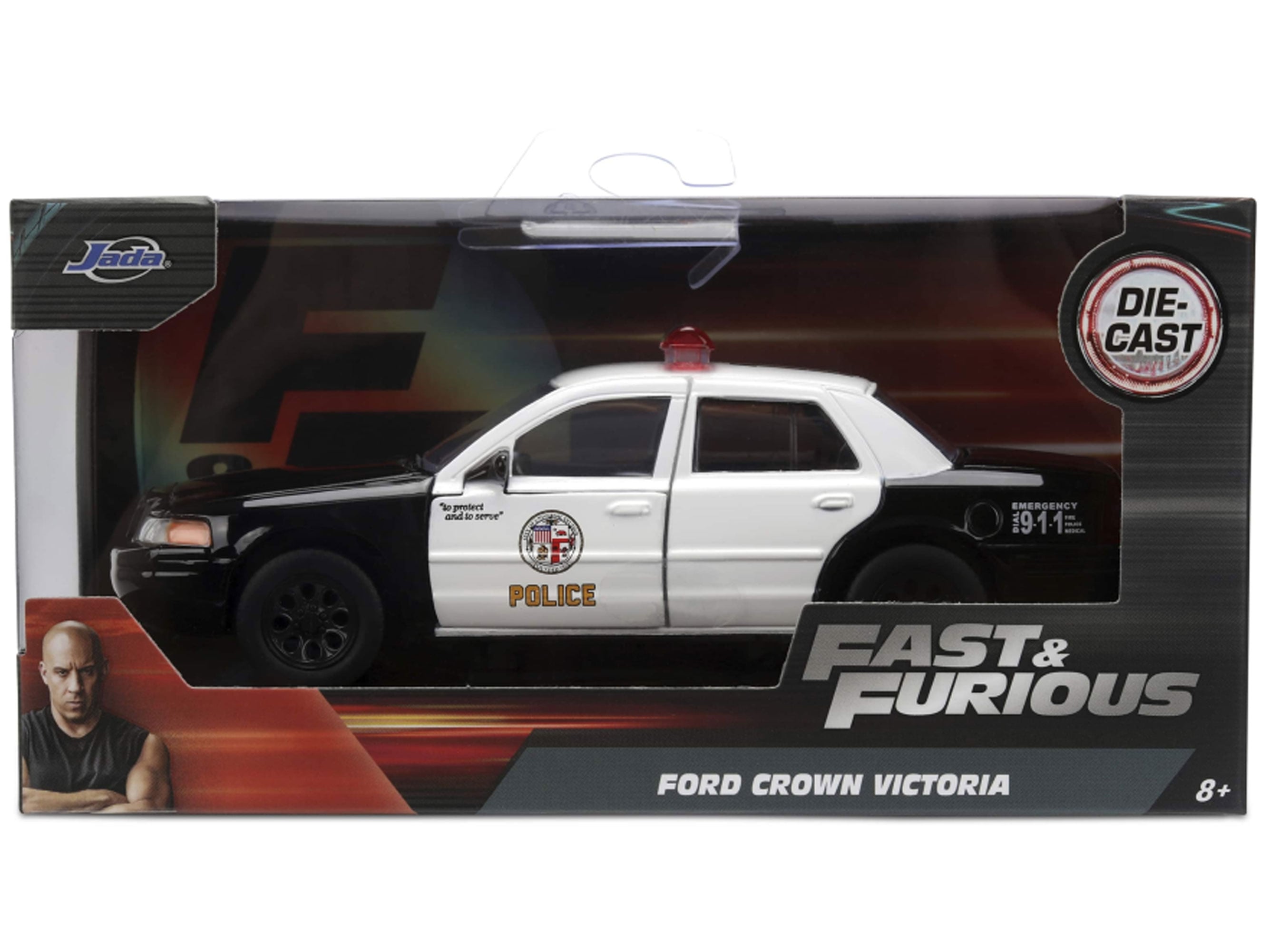 Fast and Furious Ford Crown Victoria LAPD 1/32 Scale Model Gallery Image 9
