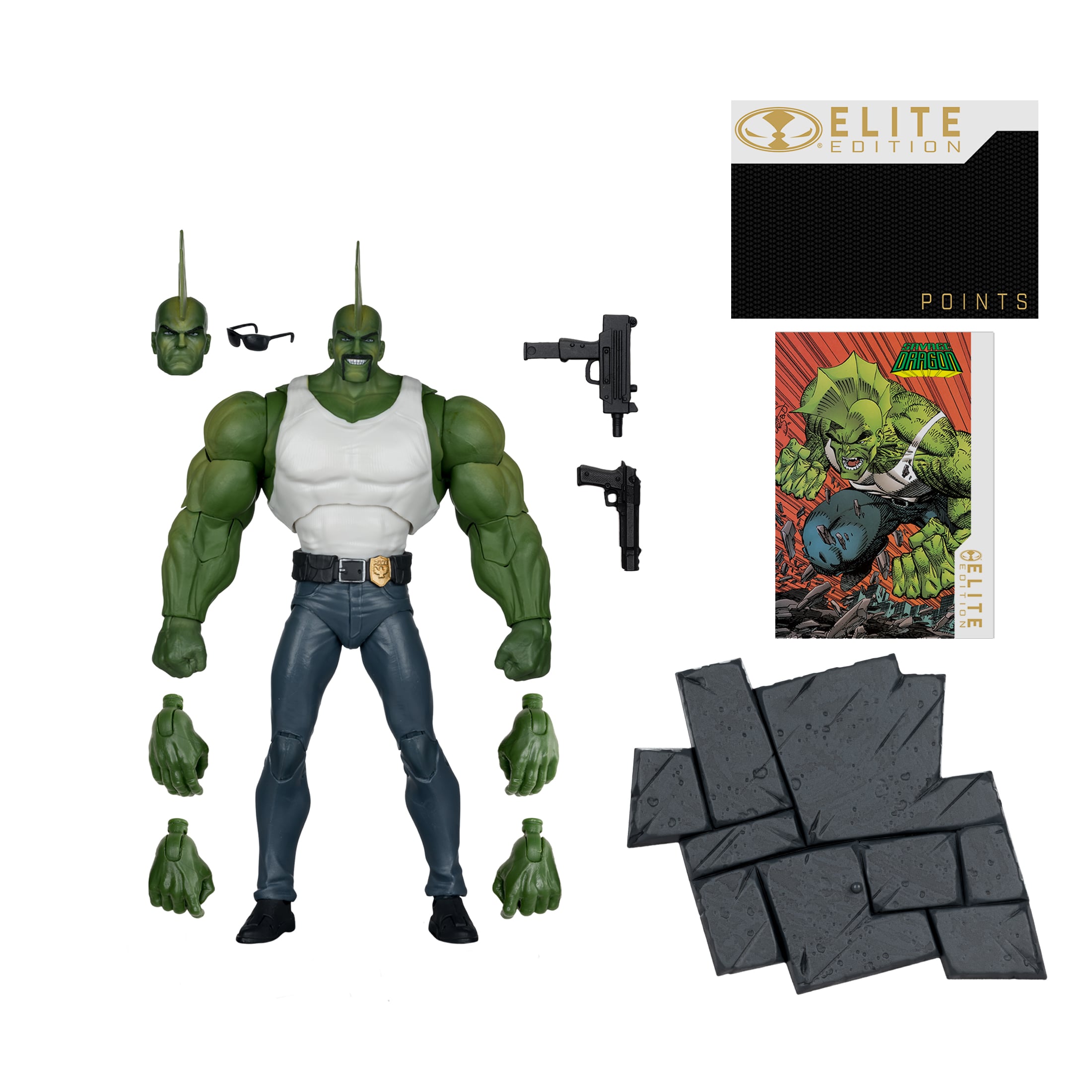 Savage Dragon McFarlane Elite Edition Savage Dragon (Image Comics Founders Series) Action Figure Gallery Image 18