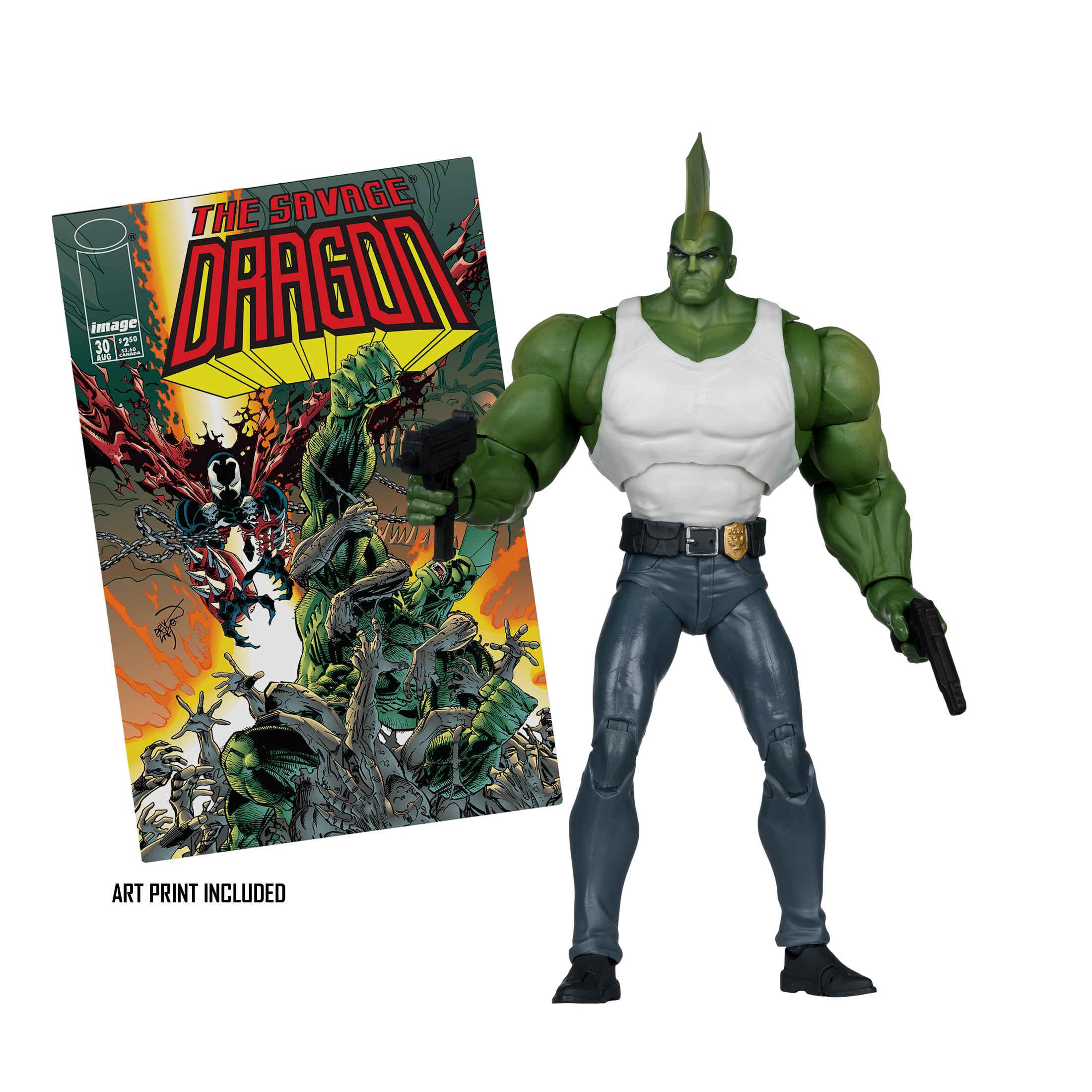 Savage Dragon McFarlane Elite Edition Savage Dragon (Image Comics Founders Series) Action Figure Gallery Image 16