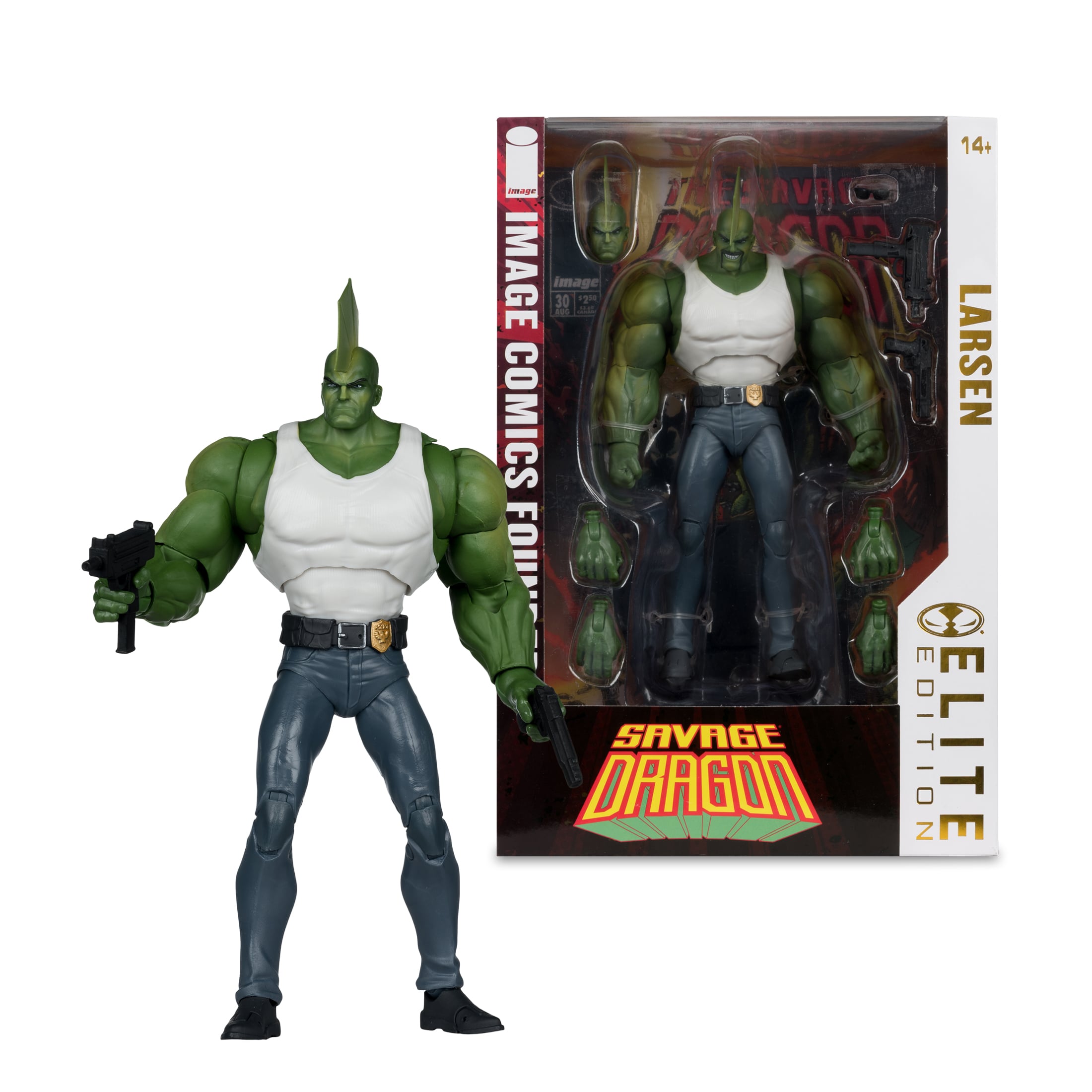 Savage Dragon McFarlane Elite Edition Savage Dragon (Image Comics Founders Series) Action Figure Gallery Image 19