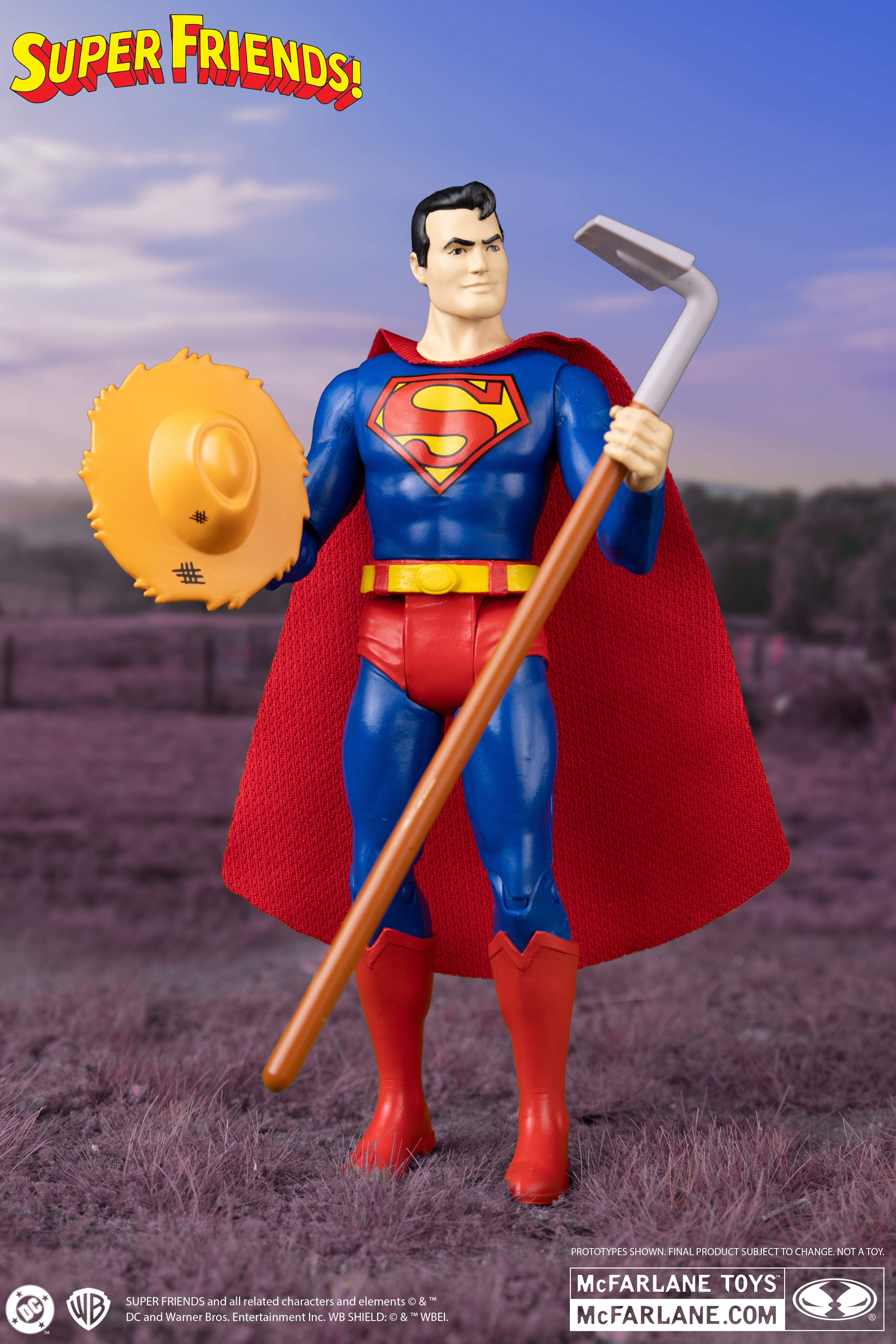 Super Friends DC Retro Farmer Superman and Mr. Mxyzptlk Action Figure Two-Pack Gallery Image 6