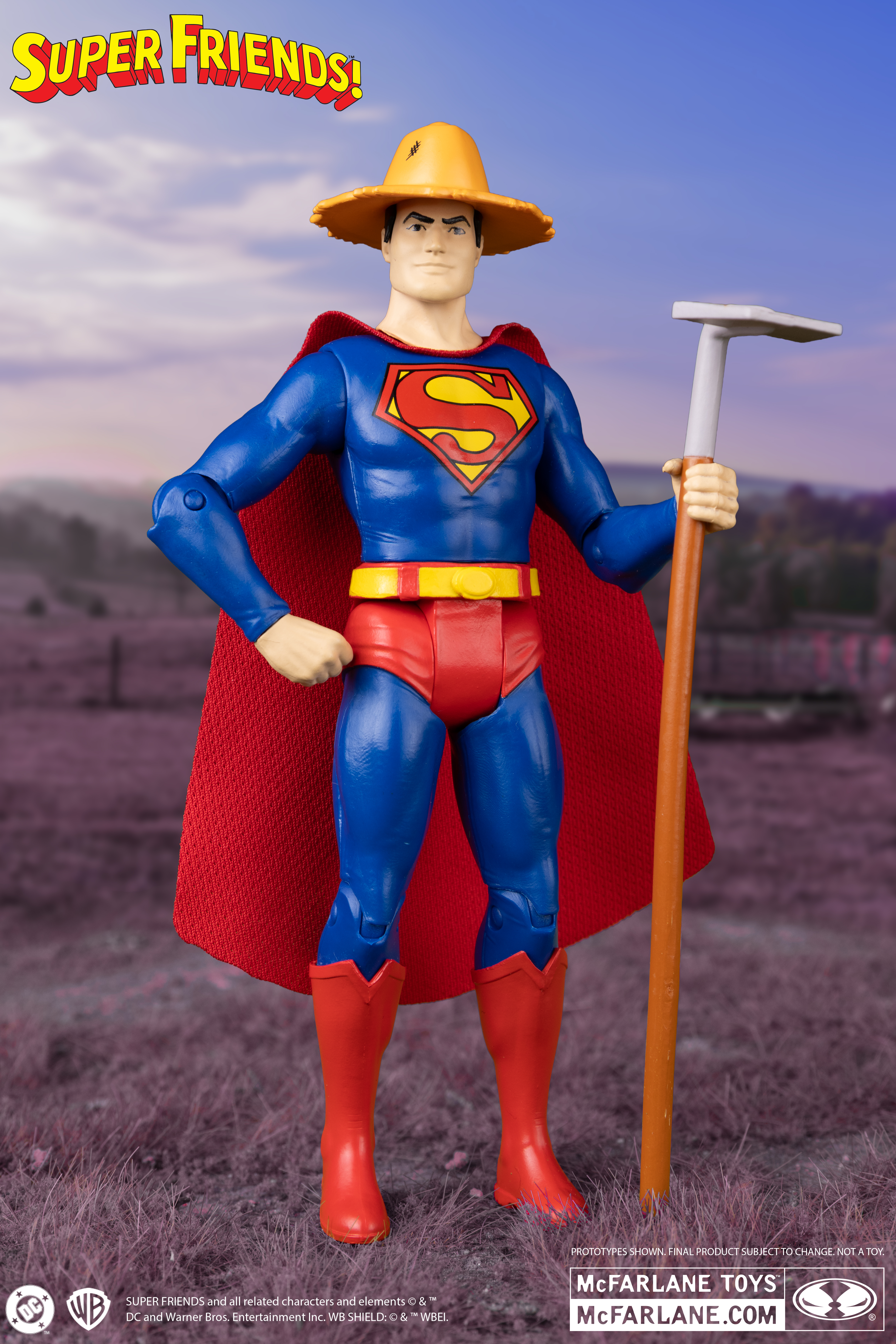 Super Friends DC Retro Farmer Superman and Mr. Mxyzptlk Action Figure Two-Pack Gallery Image 5