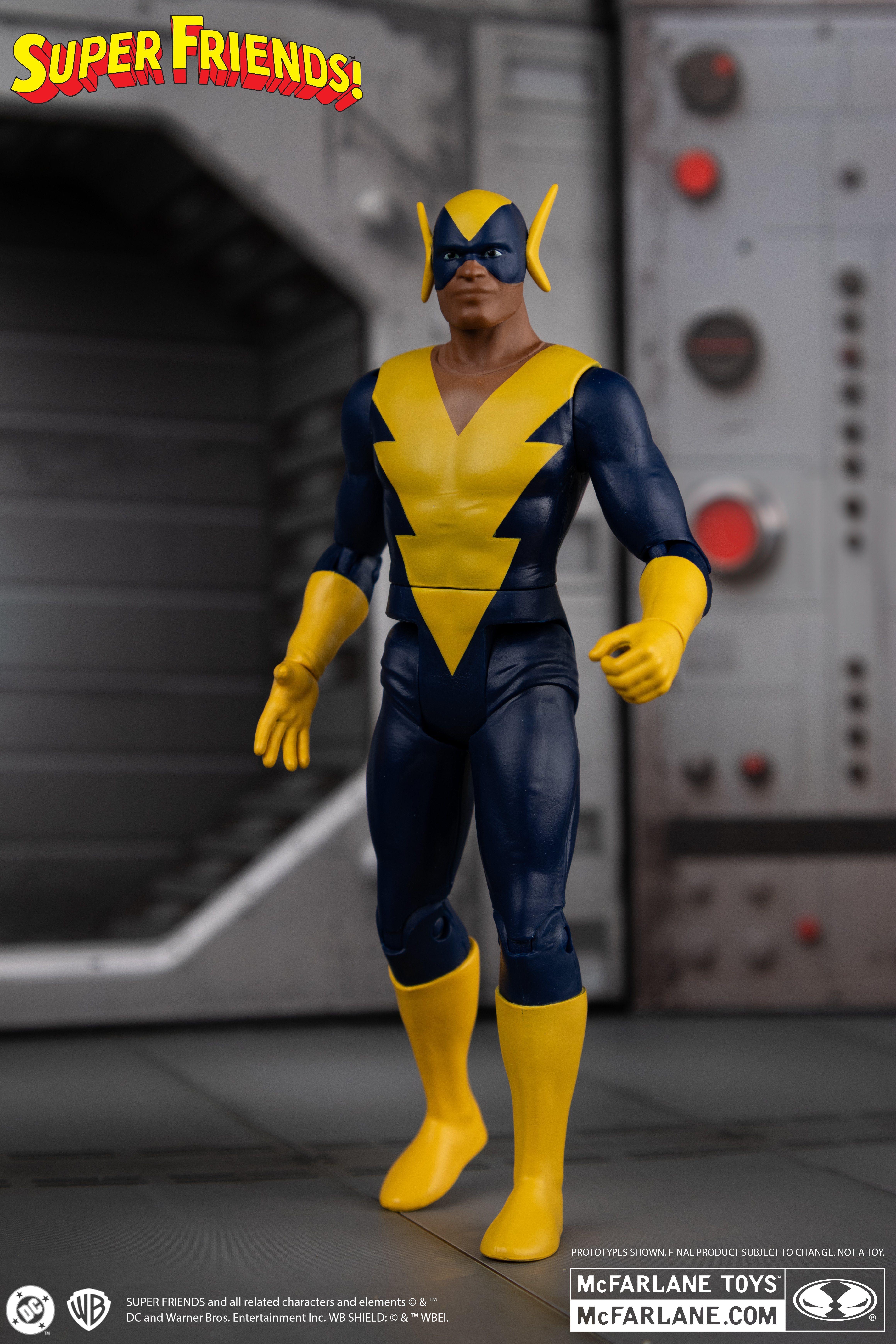 Super Friends DC Retro Black Vulcan Action Figure Gallery Image 5
