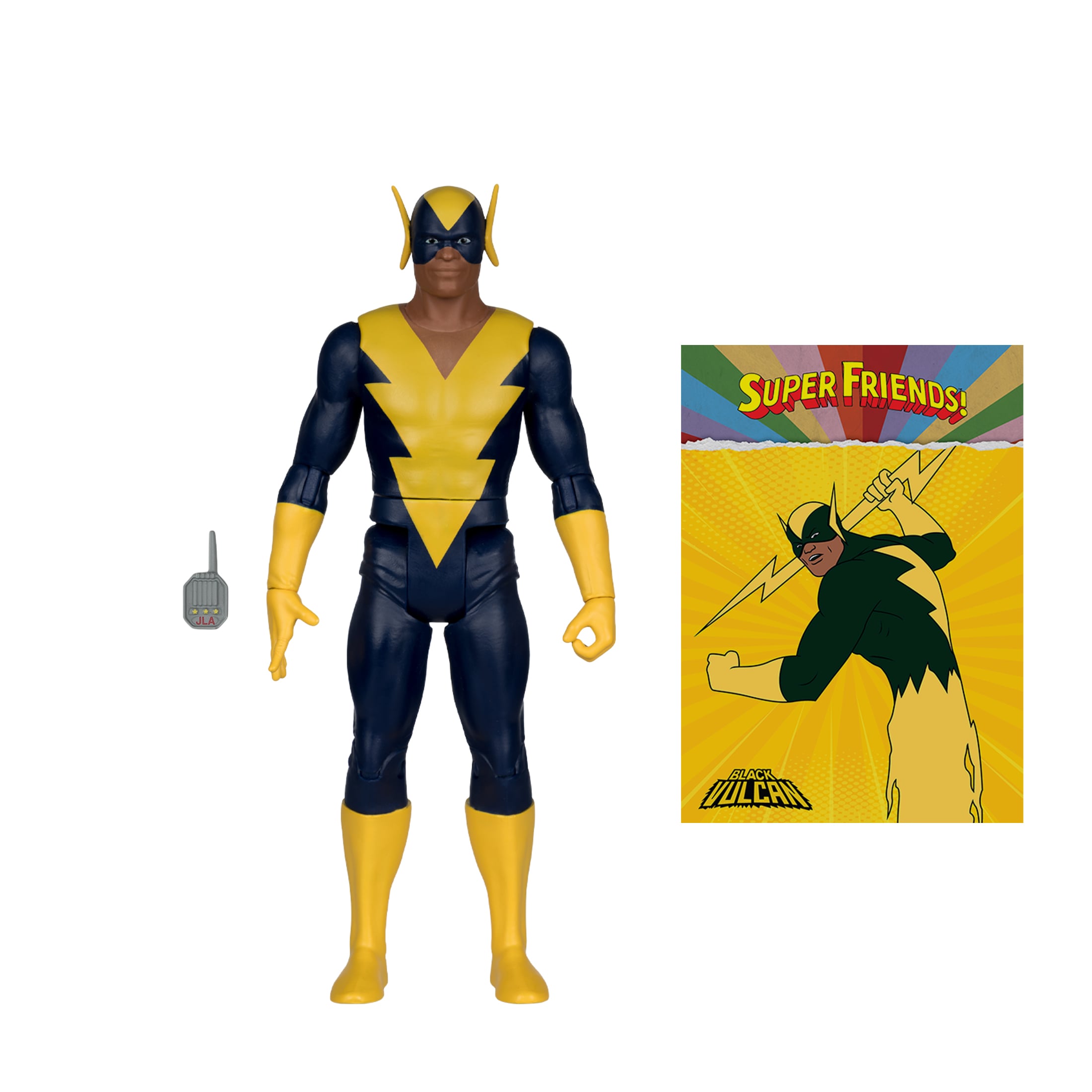 Super Friends DC Retro Black Vulcan Action Figure Gallery Image 10