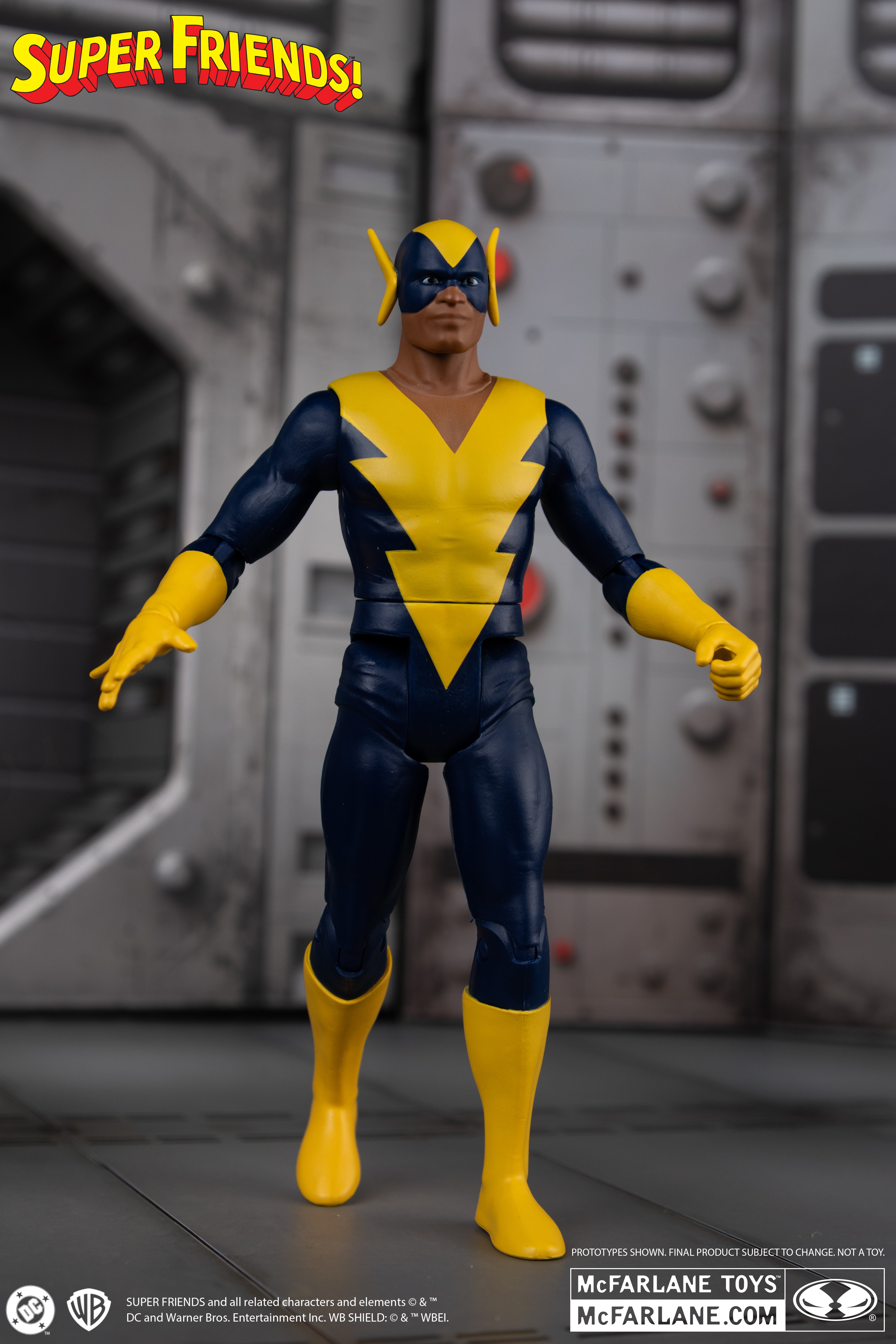 Super Friends DC Retro Black Vulcan Action Figure Gallery Image 4
