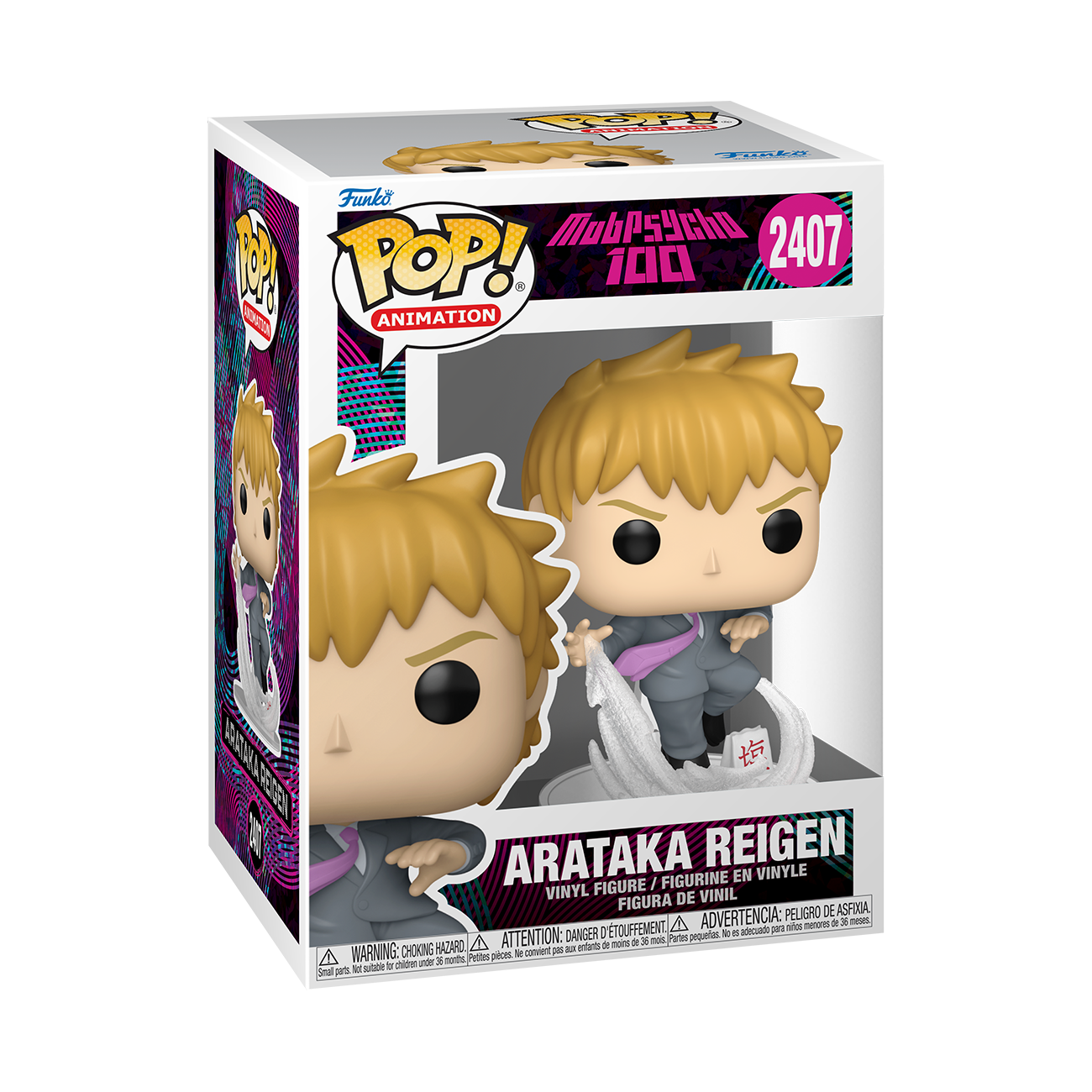 Mob Psycho 100 Pop! Animation #2407 Arataka Reigen Gallery Image 3
