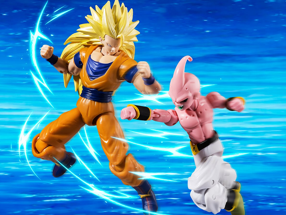 Dragon Ball Super Dragon Stars Super Saiyan 3 Goku vs. Majin Buu