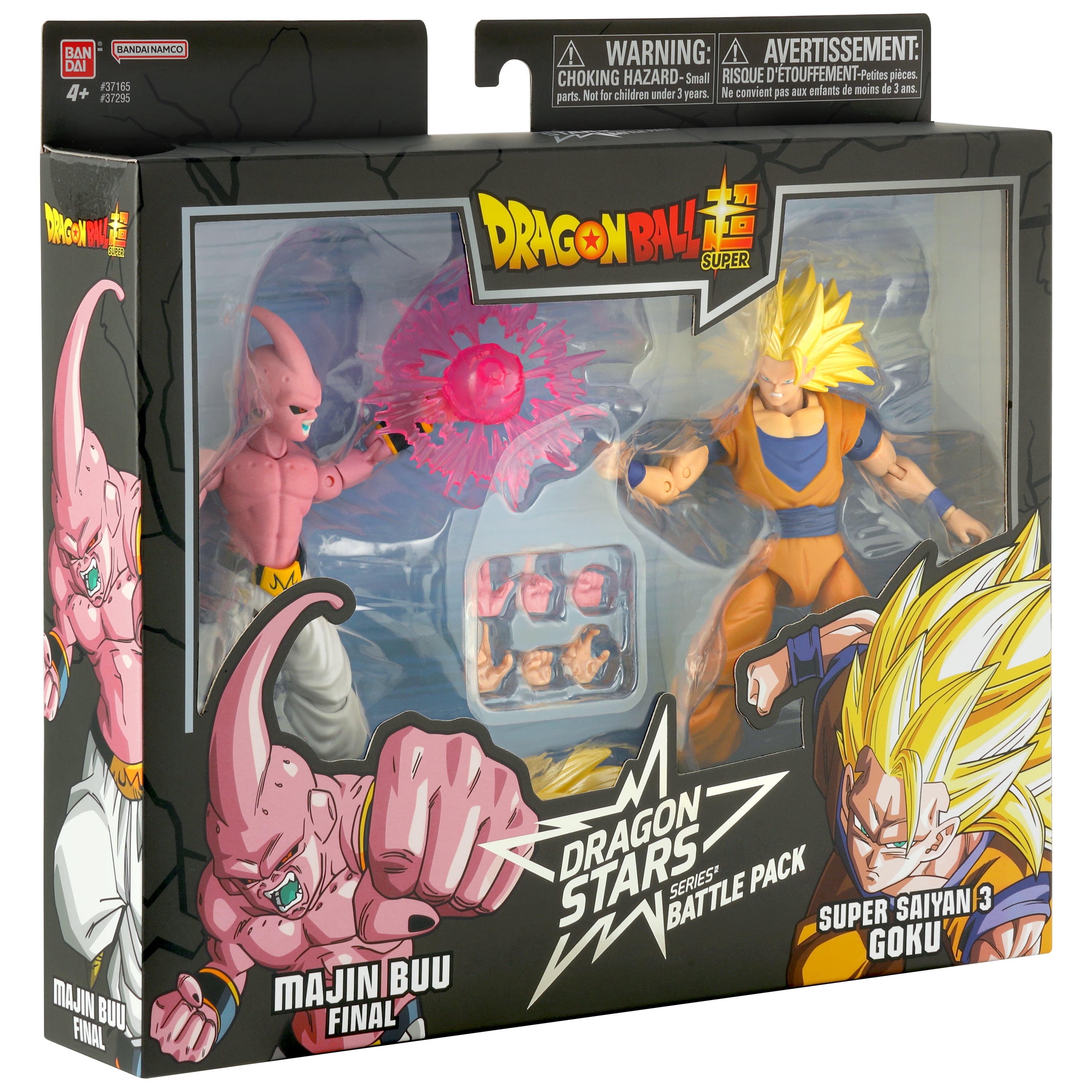 Dragon Ball Super Dragon Stars Super Saiyan 3 Goku vs. Majin Buu Final Action Figure Battle Pack Gallery Image 20